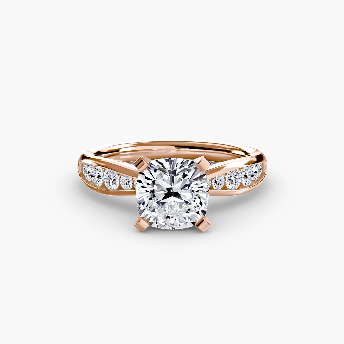 Pierścionek zaręczynowy Solitaire with Pavé 3 - oprawa