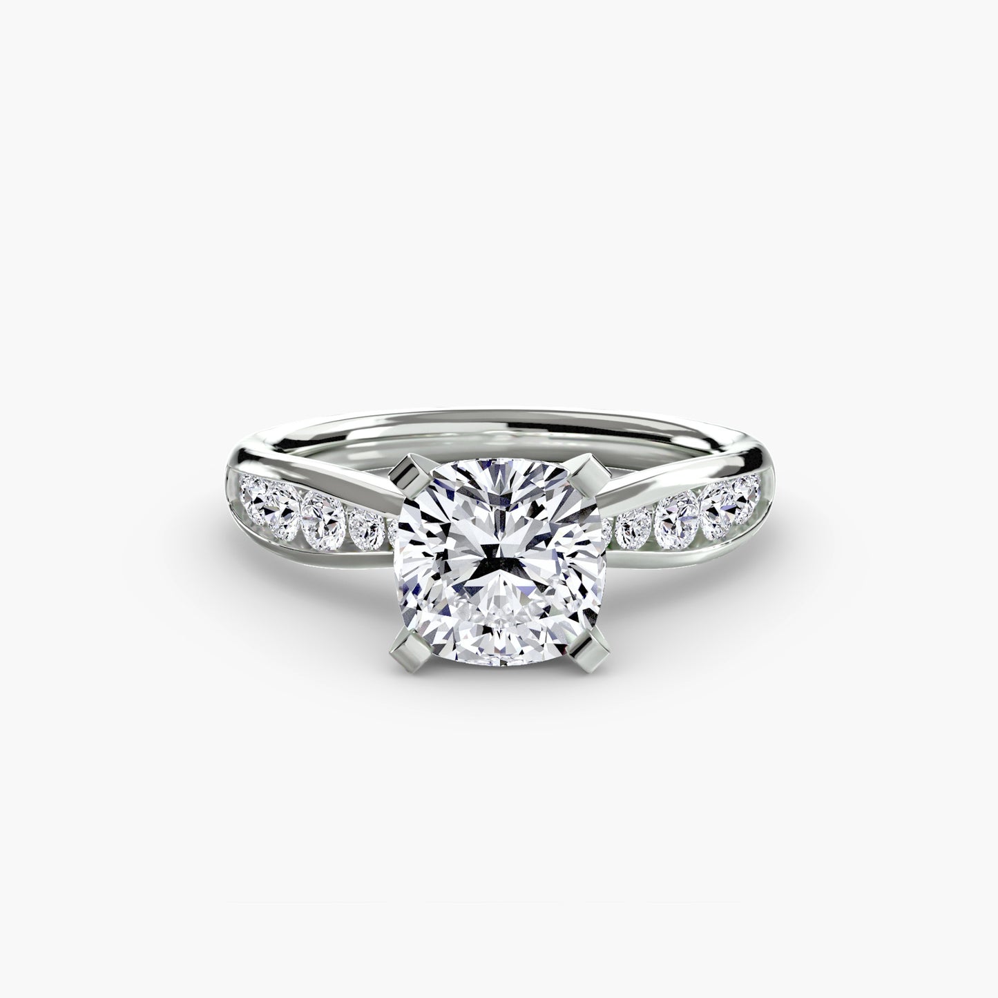 Pierścionek zaręczynowy Solitaire with Pavé 3 - oprawa