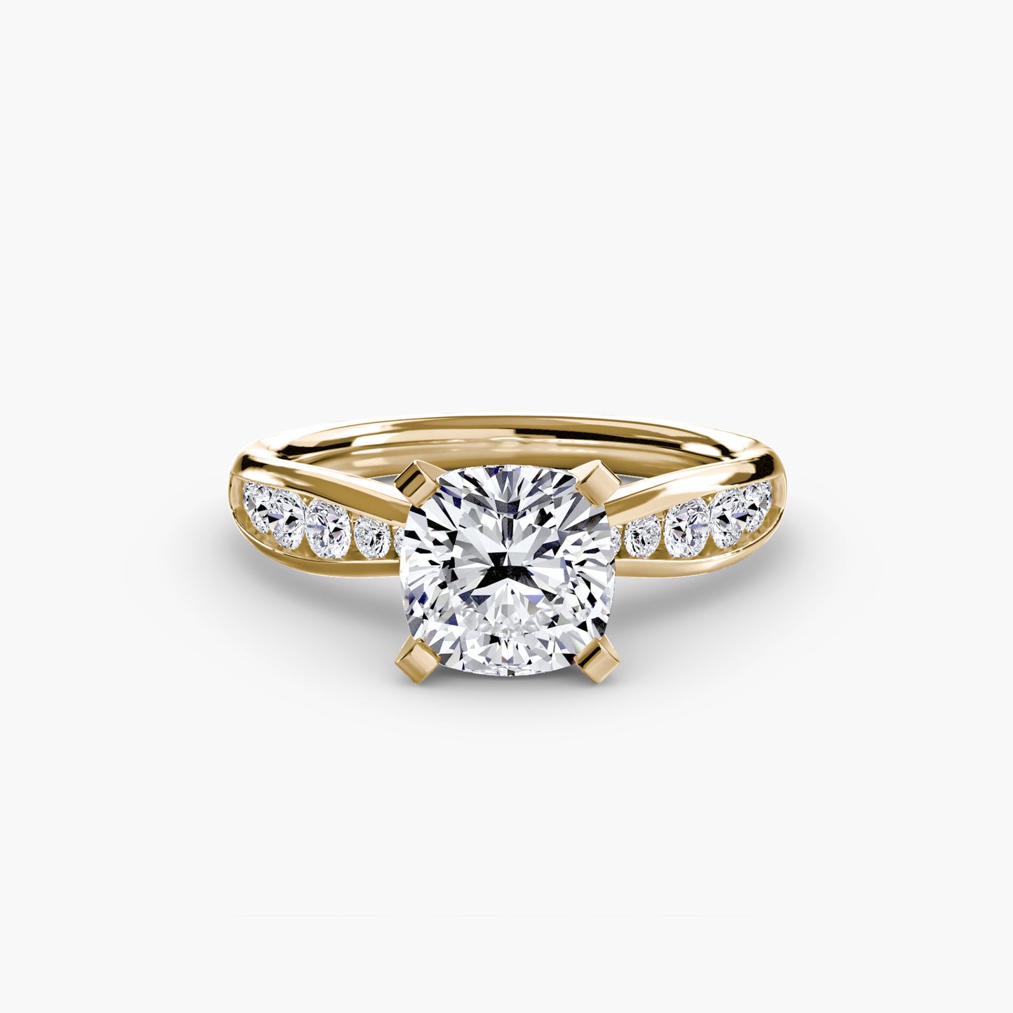 Pierścionek zaręczynowy Solitaire with Pavé 3 - oprawa