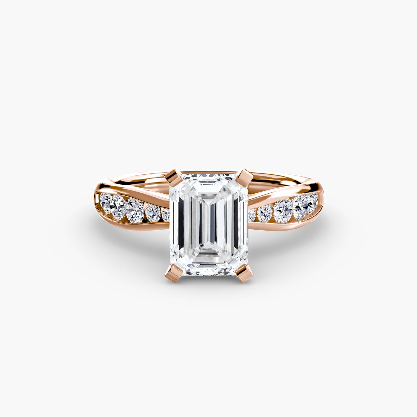 Pierścionek zaręczynowy Solitaire with Pavé 3 - oprawa