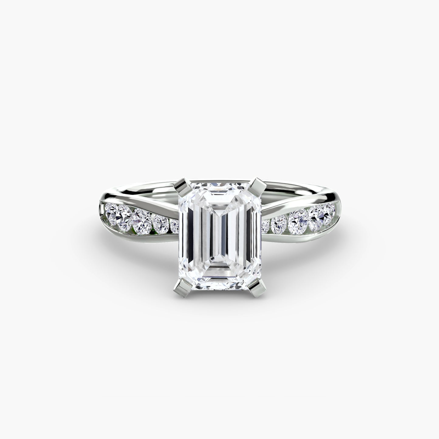 Pierścionek zaręczynowy Solitaire with Pavé 3 - oprawa
