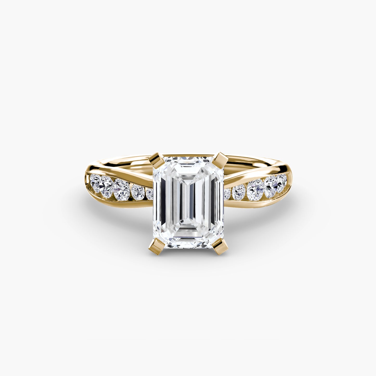 Pierścionek zaręczynowy Solitaire with Pavé 3 - oprawa