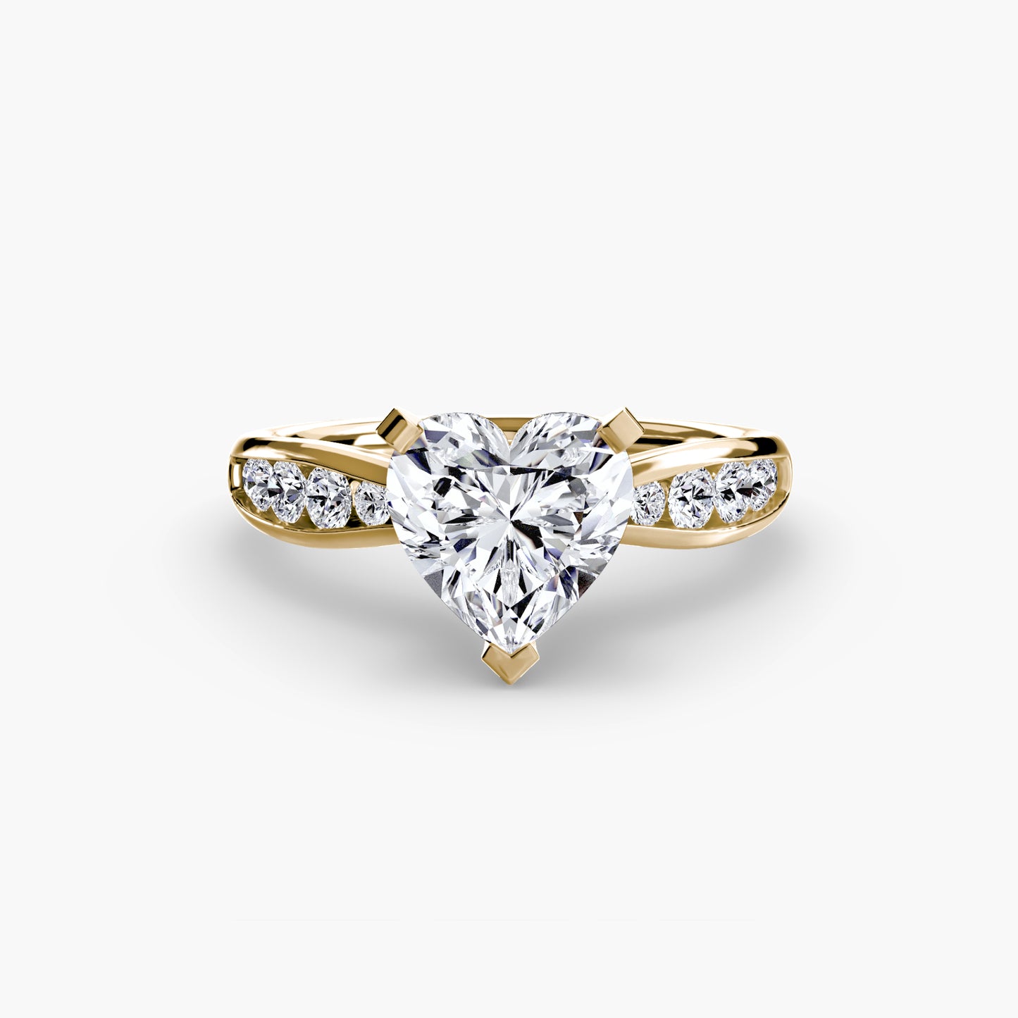 Pierścionek zaręczynowy Solitaire with Pavé 3 - oprawa