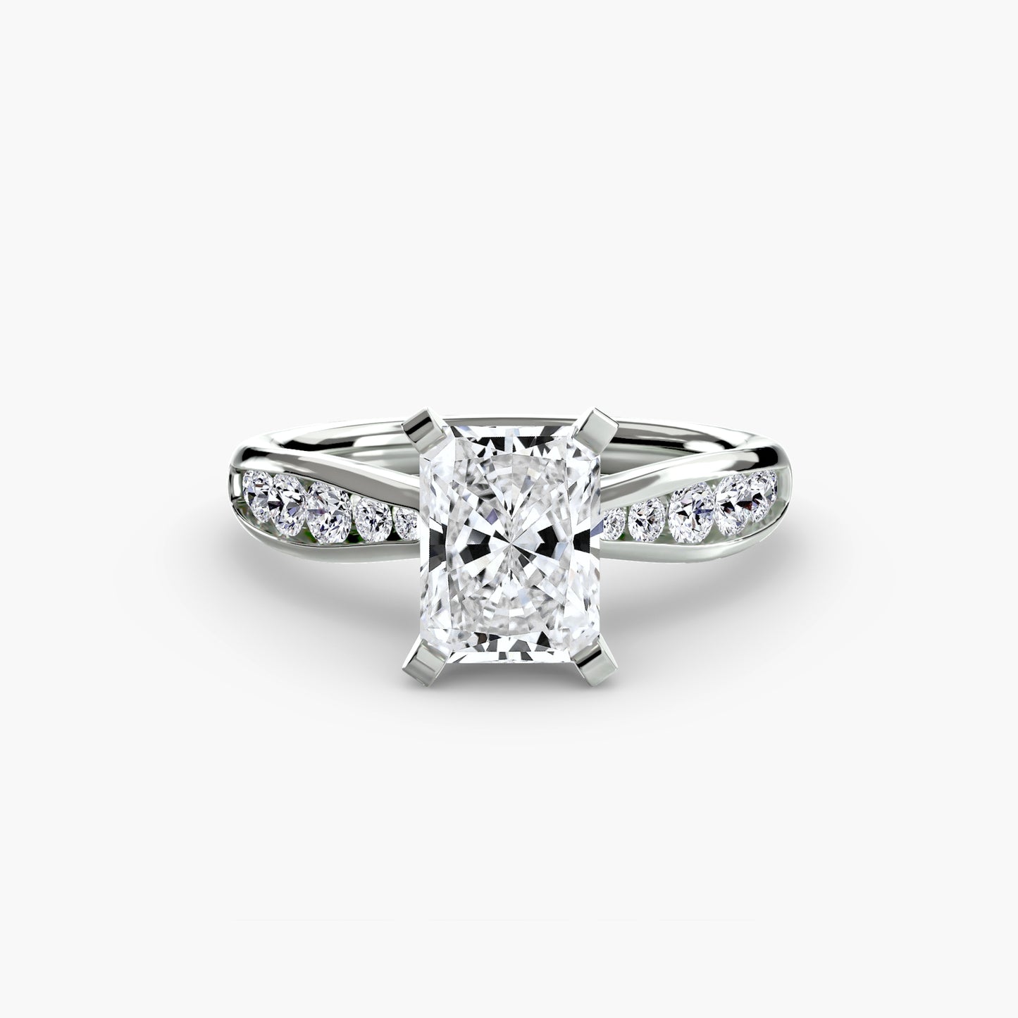 Pierścionek zaręczynowy Solitaire with Pavé 3 - oprawa