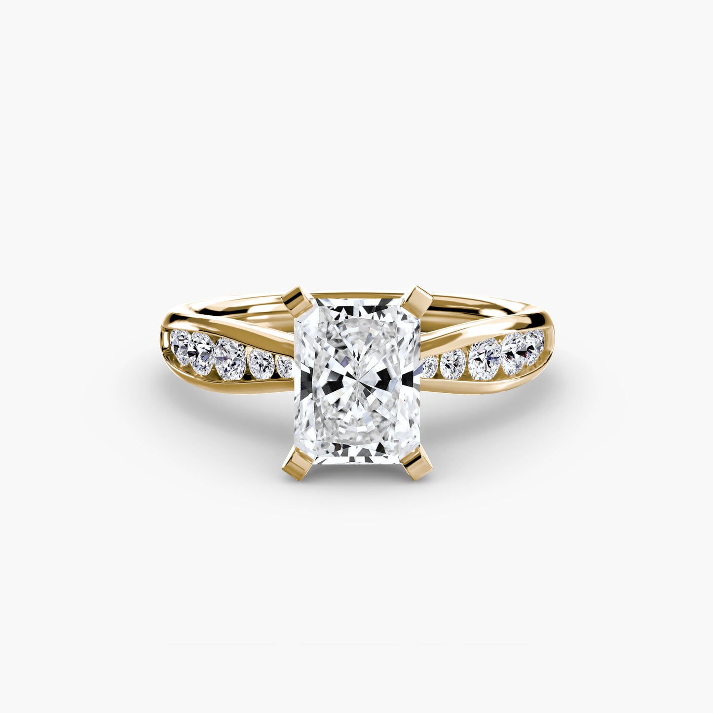Pierścionek zaręczynowy Solitaire with Pavé 3 - oprawa