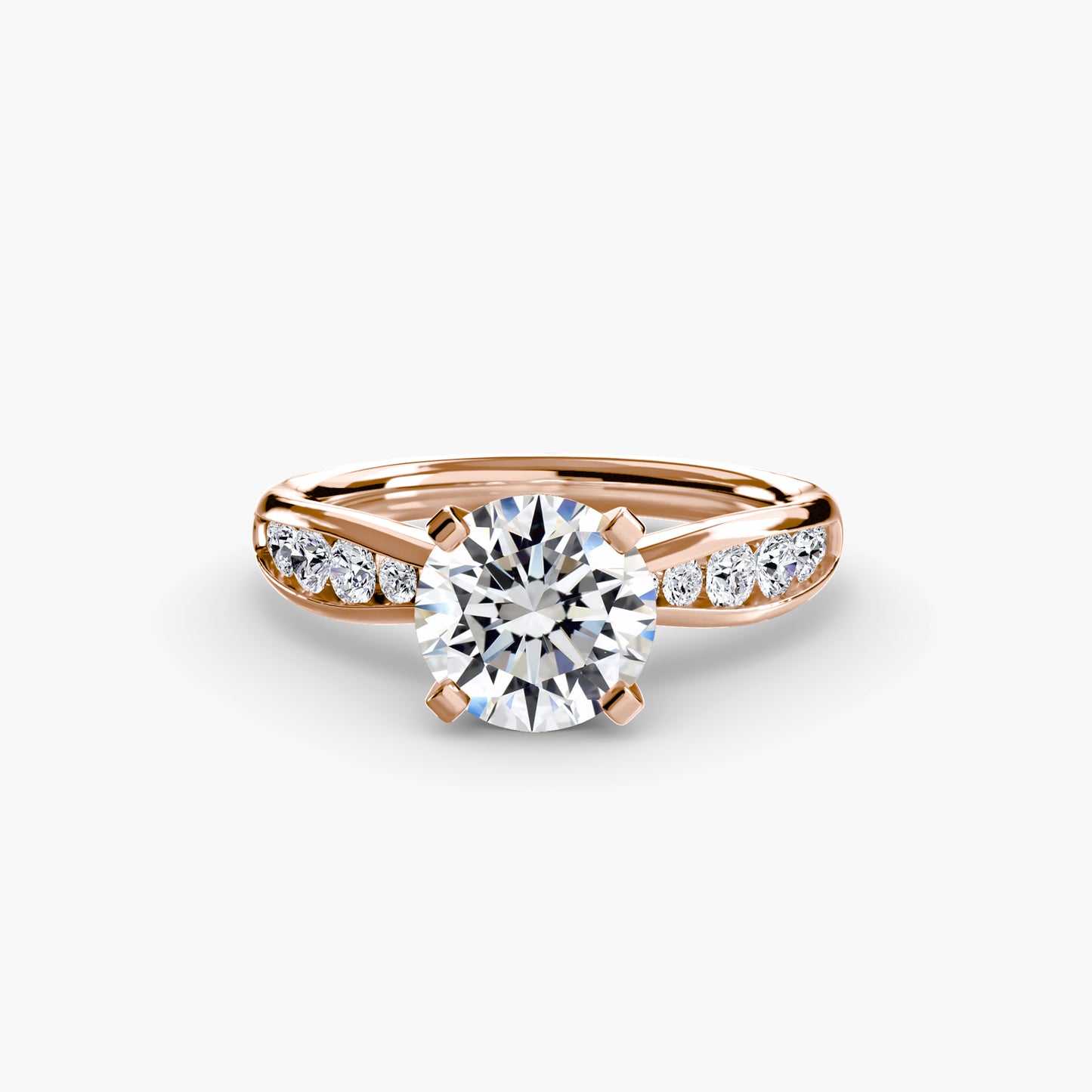 Pierścionek zaręczynowy Solitaire with Pavé 3 - oprawa