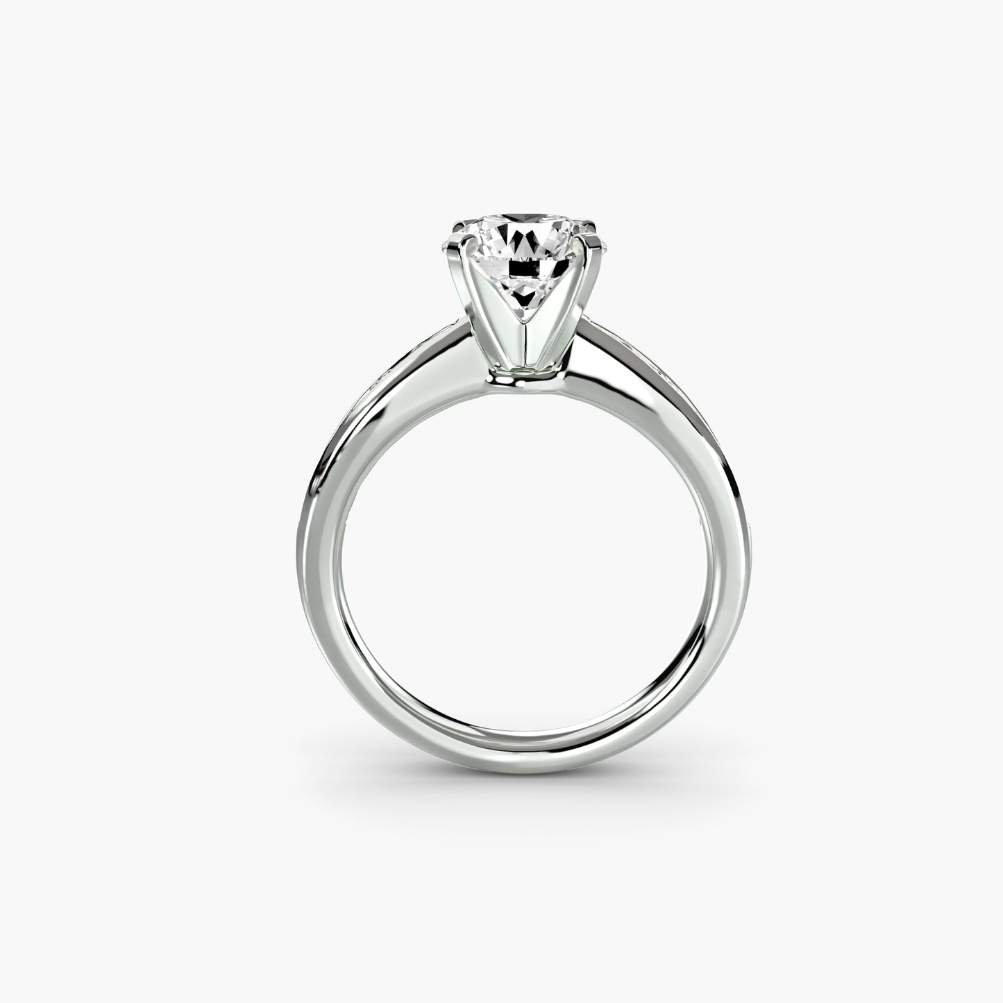 Pierścionek zaręczynowy Solitaire with Pavé 3 - oprawa