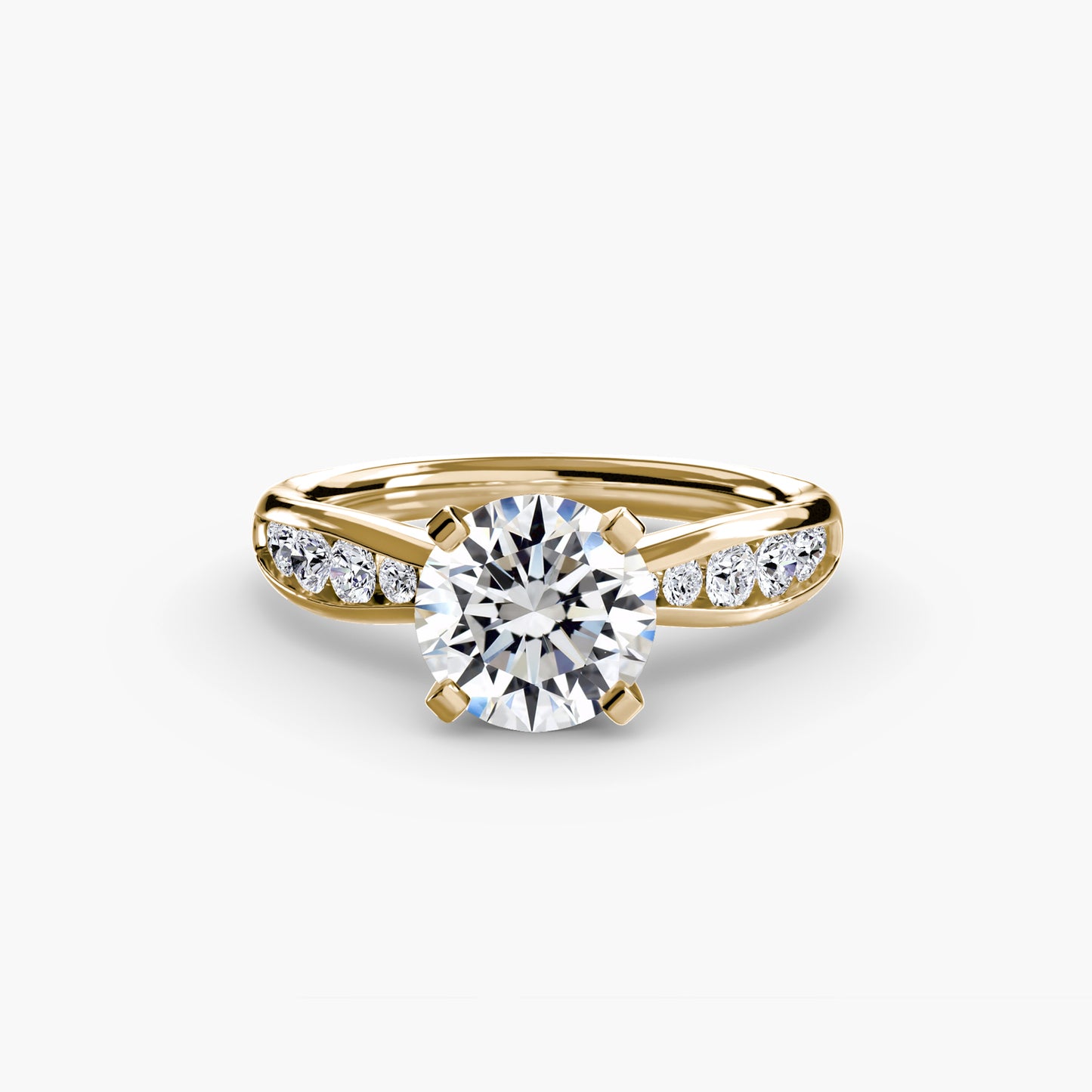 Pierścionek zaręczynowy Solitaire with Pavé 3 - oprawa
