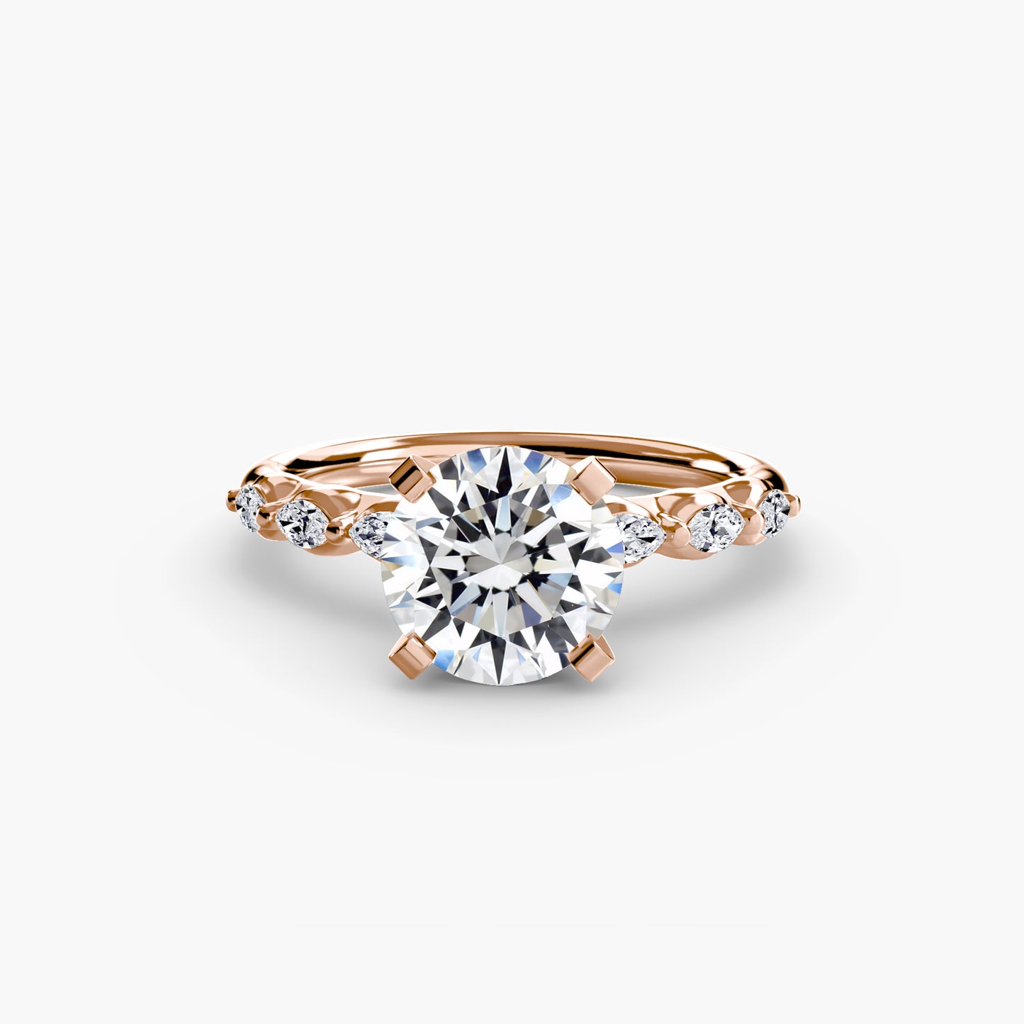Pierścionek zaręczynowy The Floral Accent Solitaire - oprawa