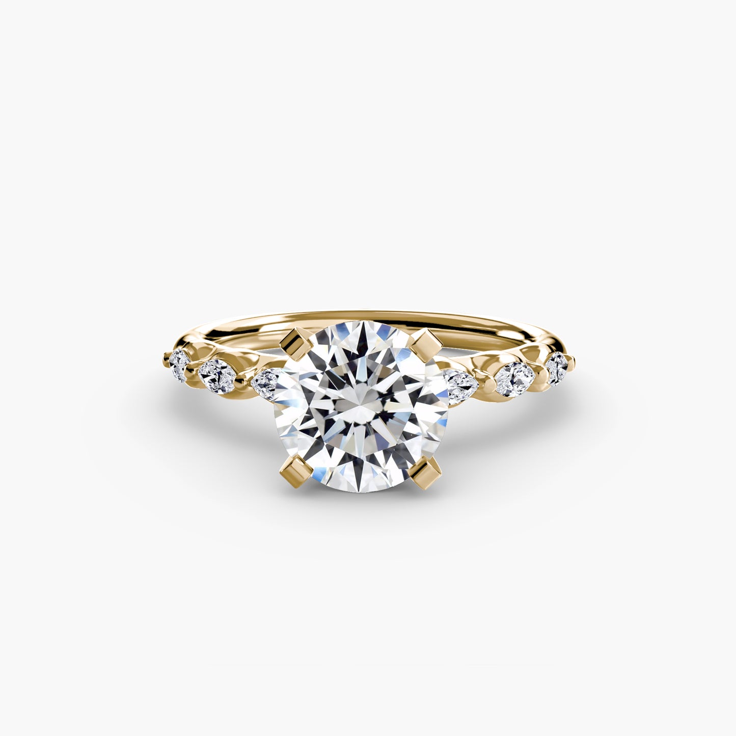 Pierścionek zaręczynowy The Floral Accent Solitaire - oprawa