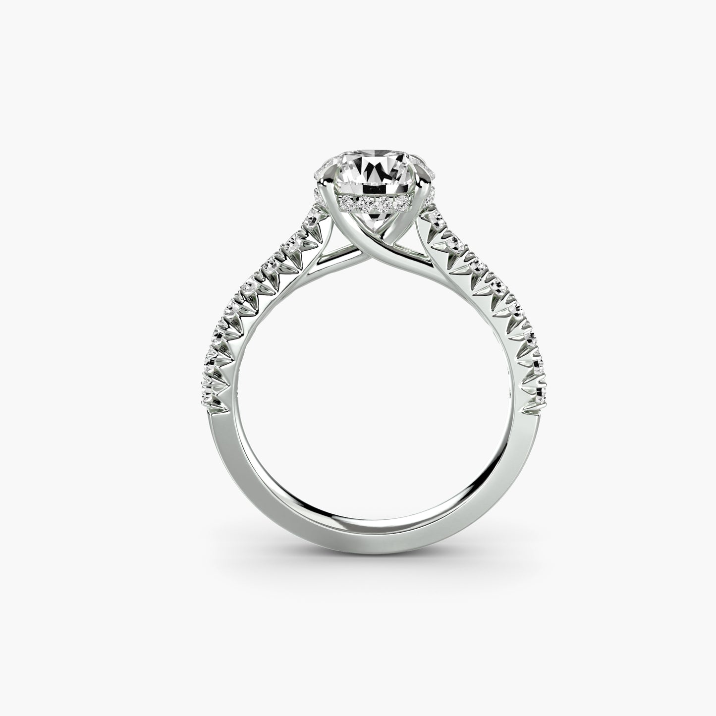 Pierścionek zaręczynowy Solitaire with Pavé 5 - oprawa