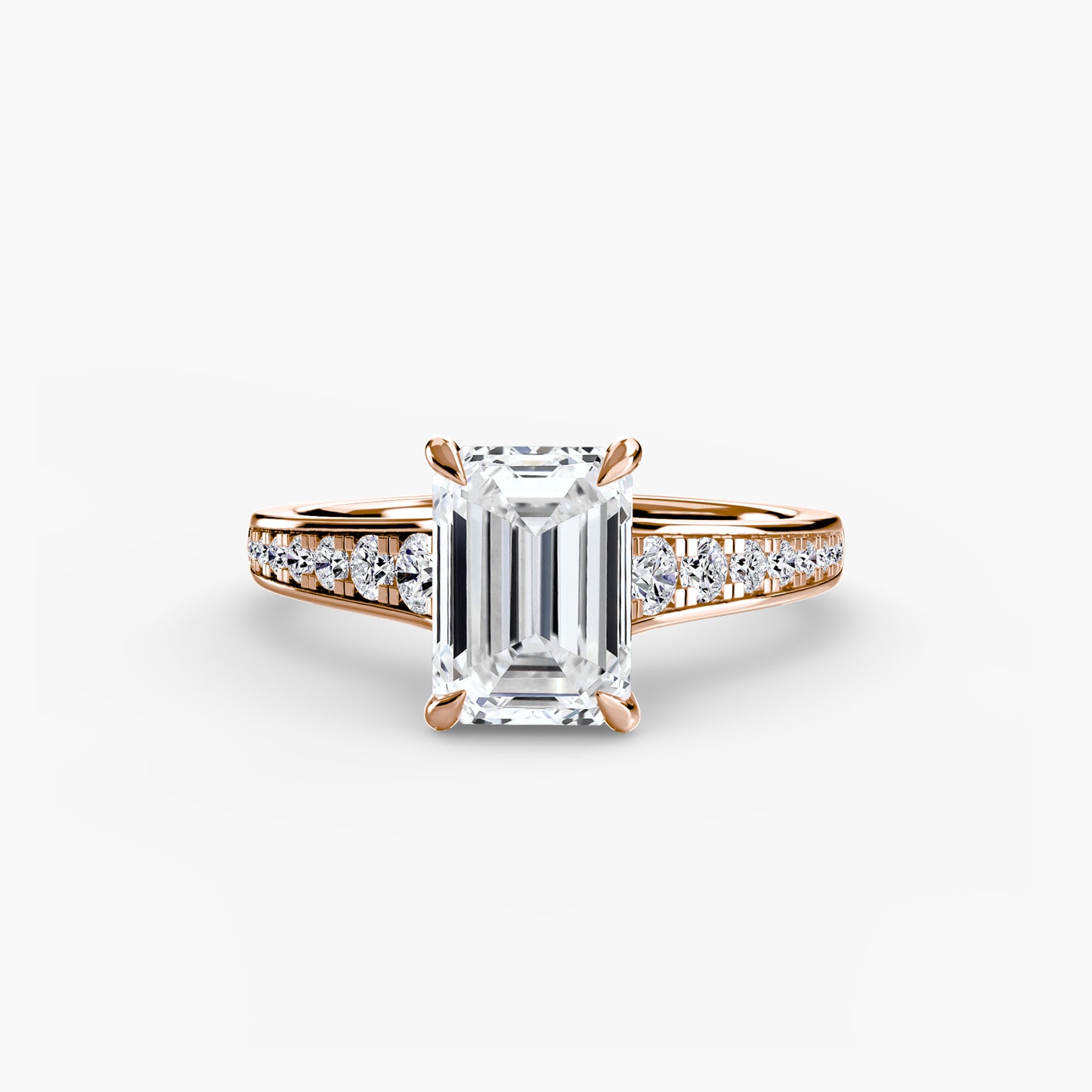 Pierścionek zaręczynowy Solitaire with Pavé 7 - oprawa