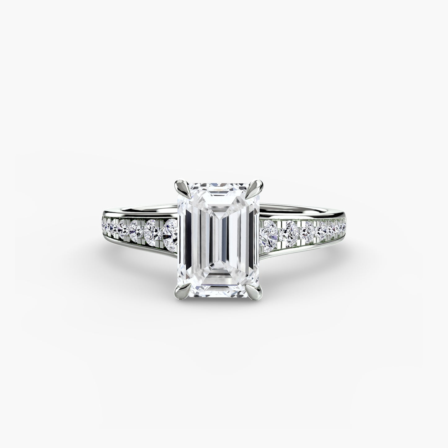 Pierścionek zaręczynowy Solitaire with Pavé 7 - oprawa