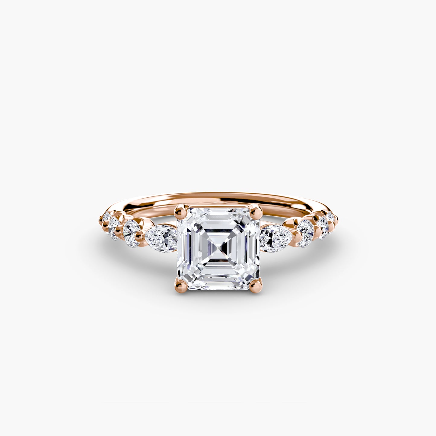 Pierścionek zaręczynowy The Tiered Accent Ring - oprawa