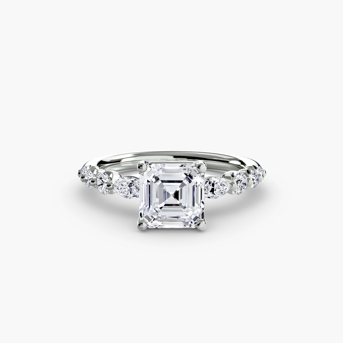Pierścionek zaręczynowy The Tiered Accent Ring - oprawa