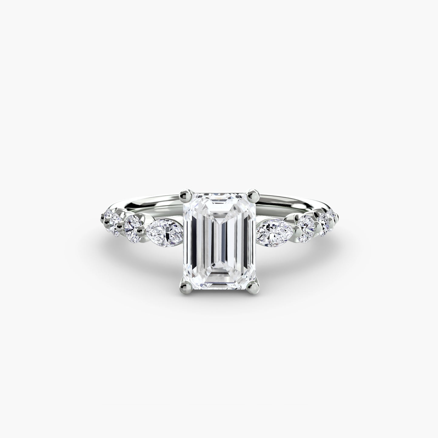 Pierścionek zaręczynowy The Tiered Accent Ring - oprawa