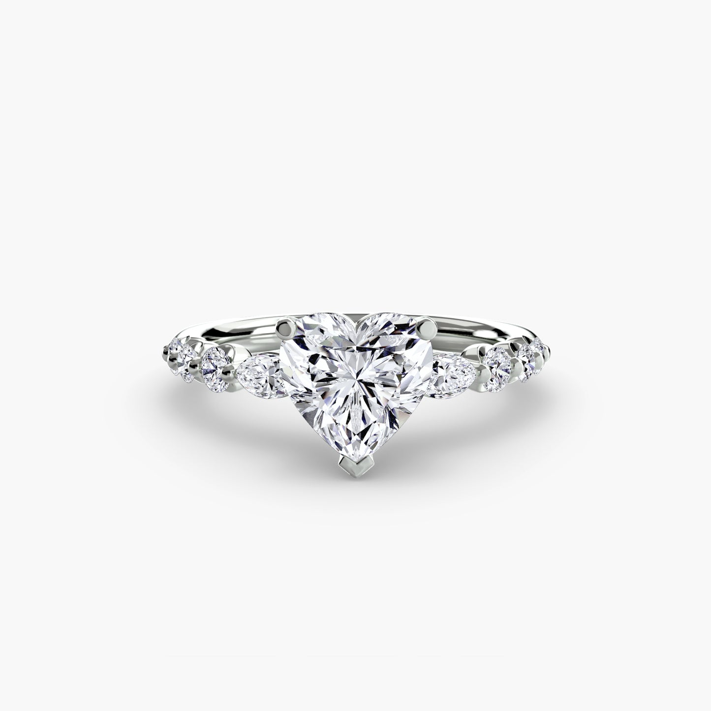 Pierścionek zaręczynowy The Tiered Accent Ring - oprawa