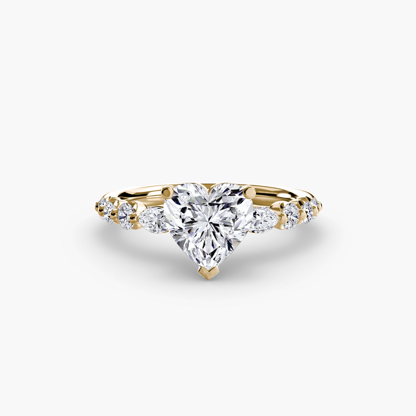 Pierścionek zaręczynowy The Tiered Accent Ring - oprawa