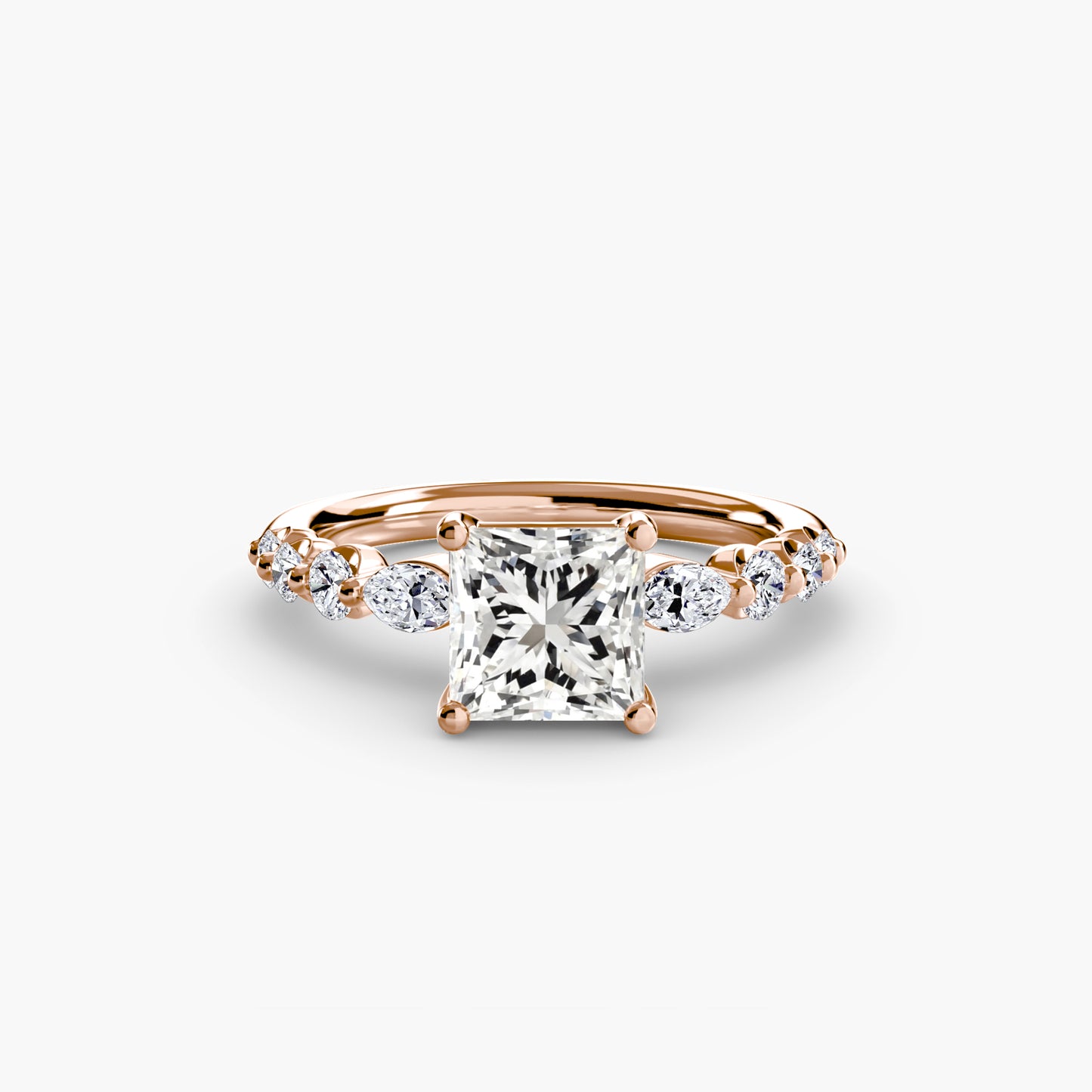 Pierścionek zaręczynowy The Tiered Accent Ring - oprawa
