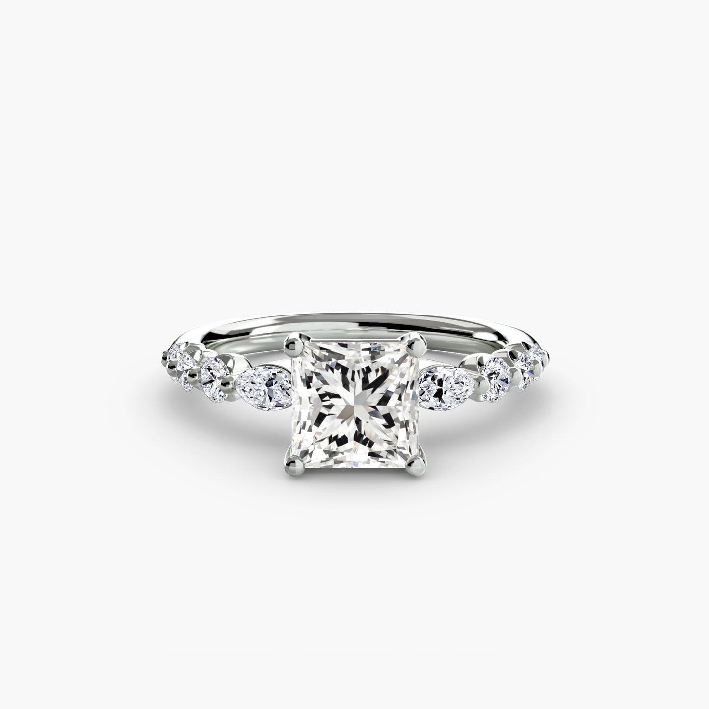 Pierścionek zaręczynowy The Tiered Accent Ring - oprawa