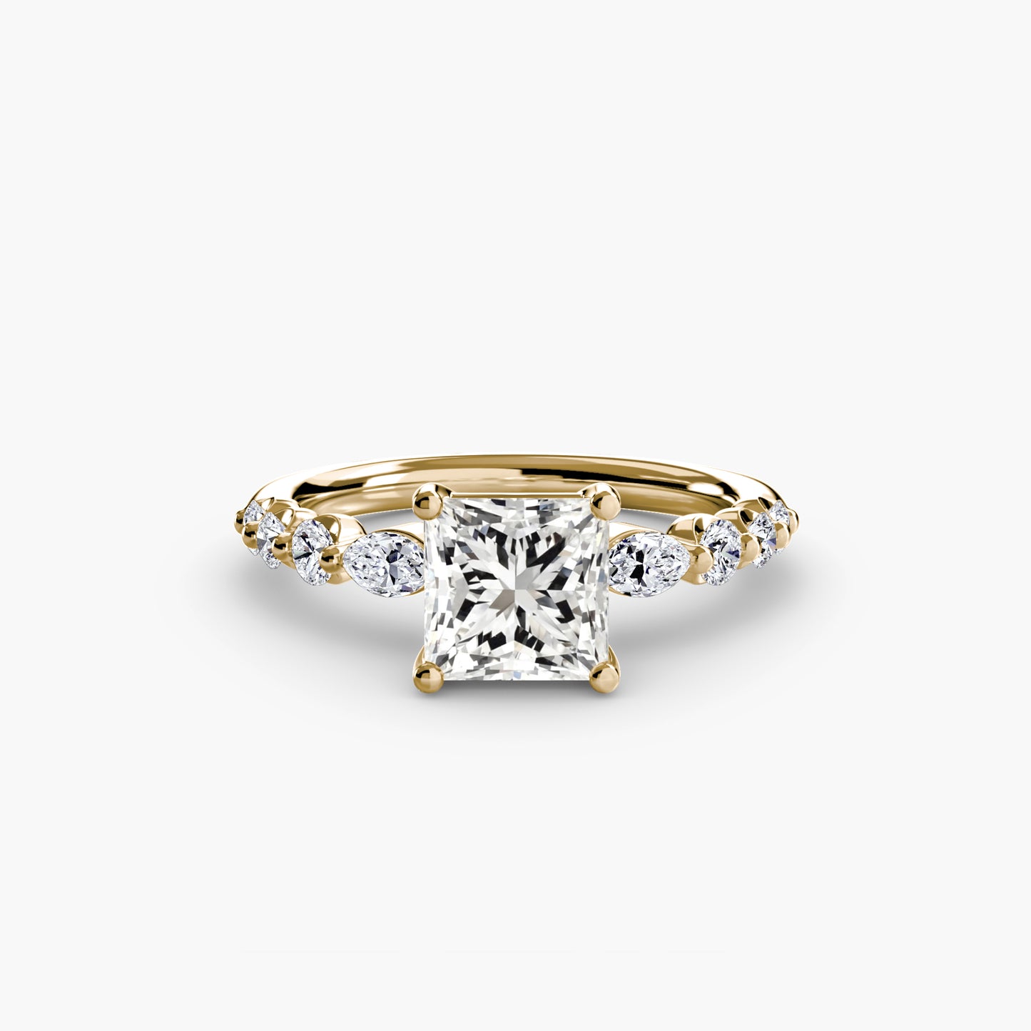 Pierścionek zaręczynowy The Tiered Accent Ring - oprawa