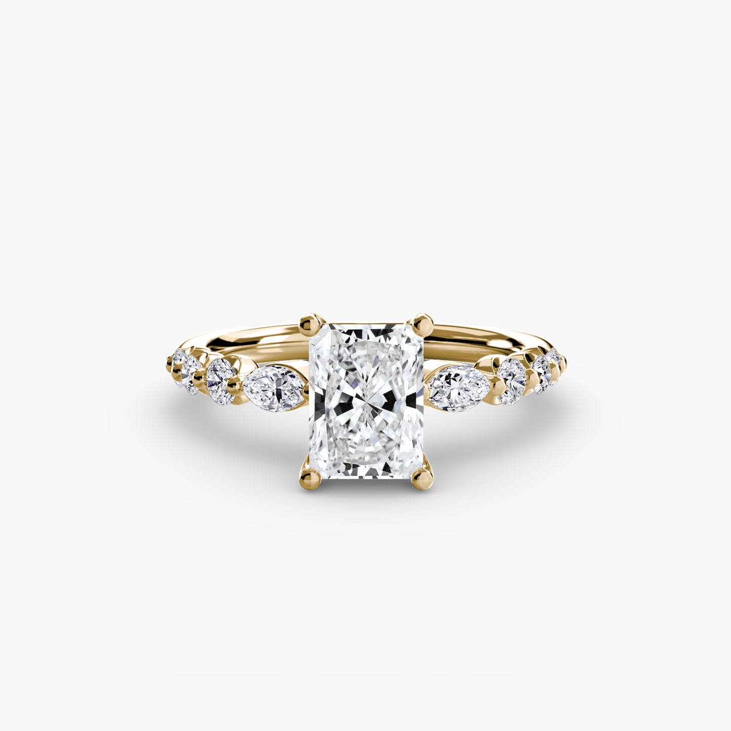 Pierścionek zaręczynowy The Tiered Accent Ring - oprawa