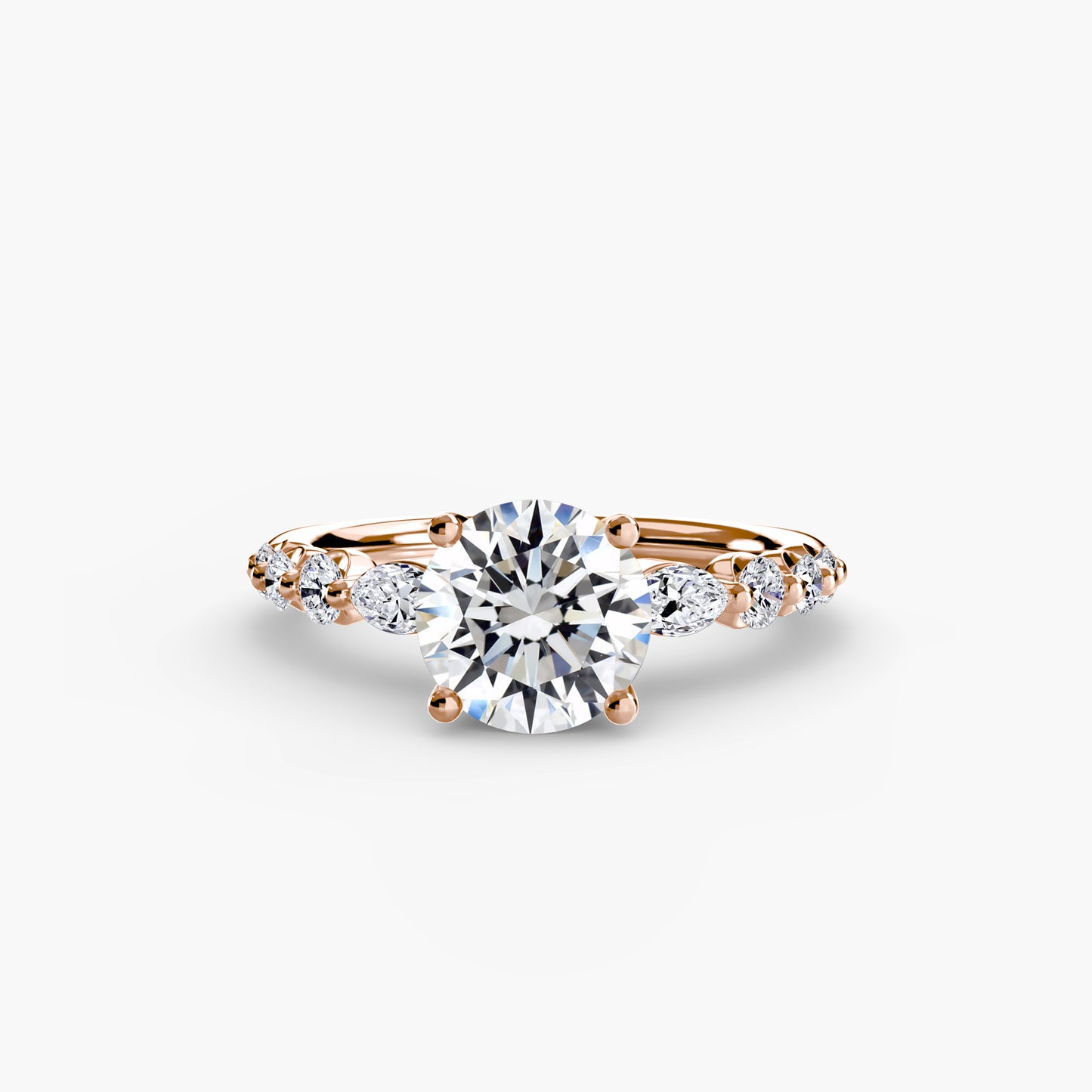 Pierścionek zaręczynowy The Tiered Accent Ring - oprawa
