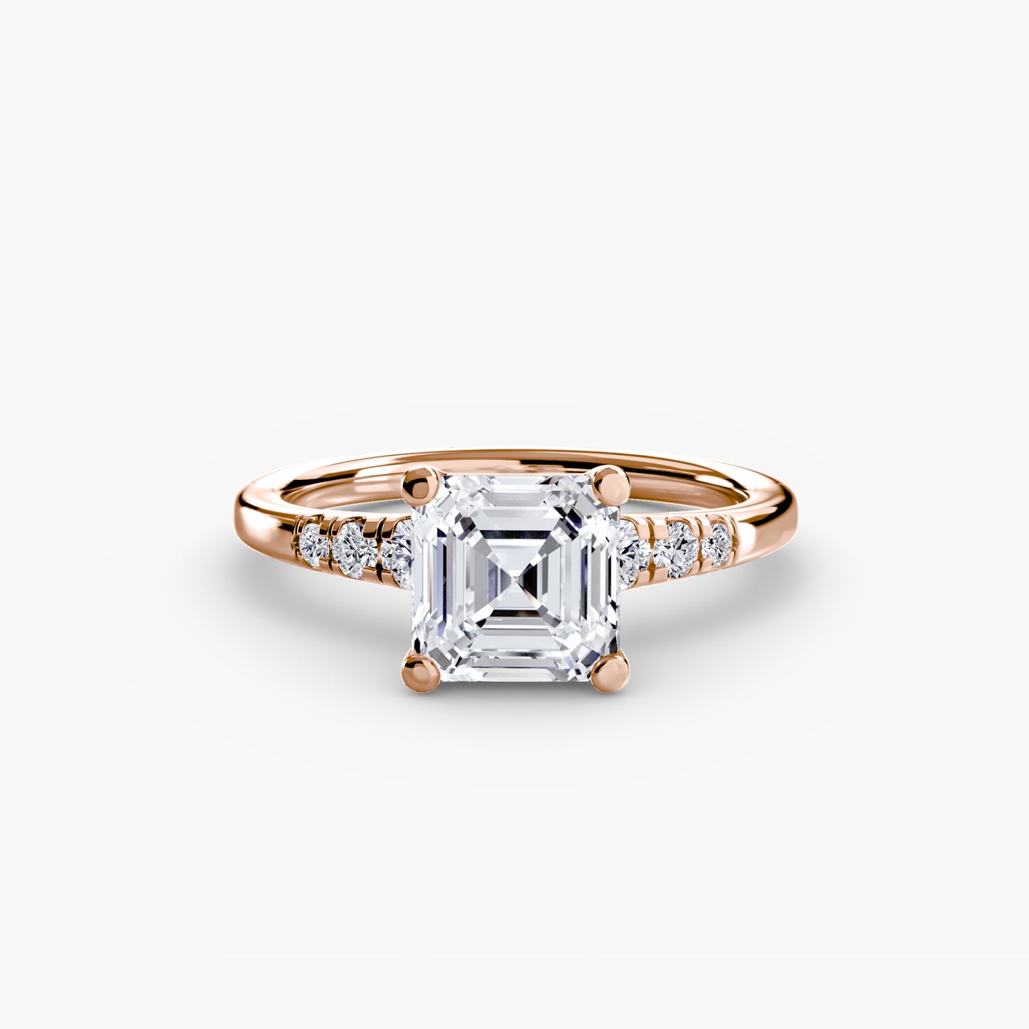 Pierścionek zaręczynowy Solitaire with Shoulder Accents - oprawa