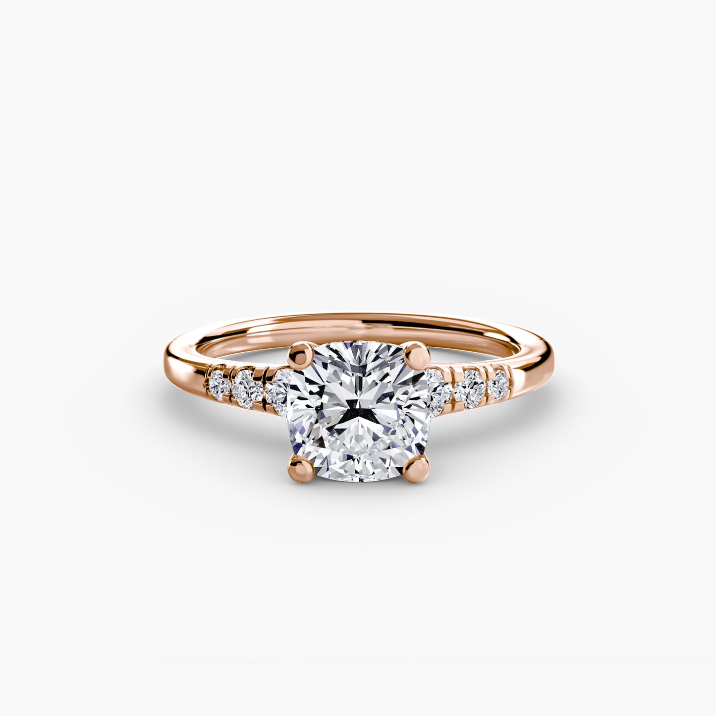 Pierścionek zaręczynowy Solitaire with Shoulder Accents - oprawa
