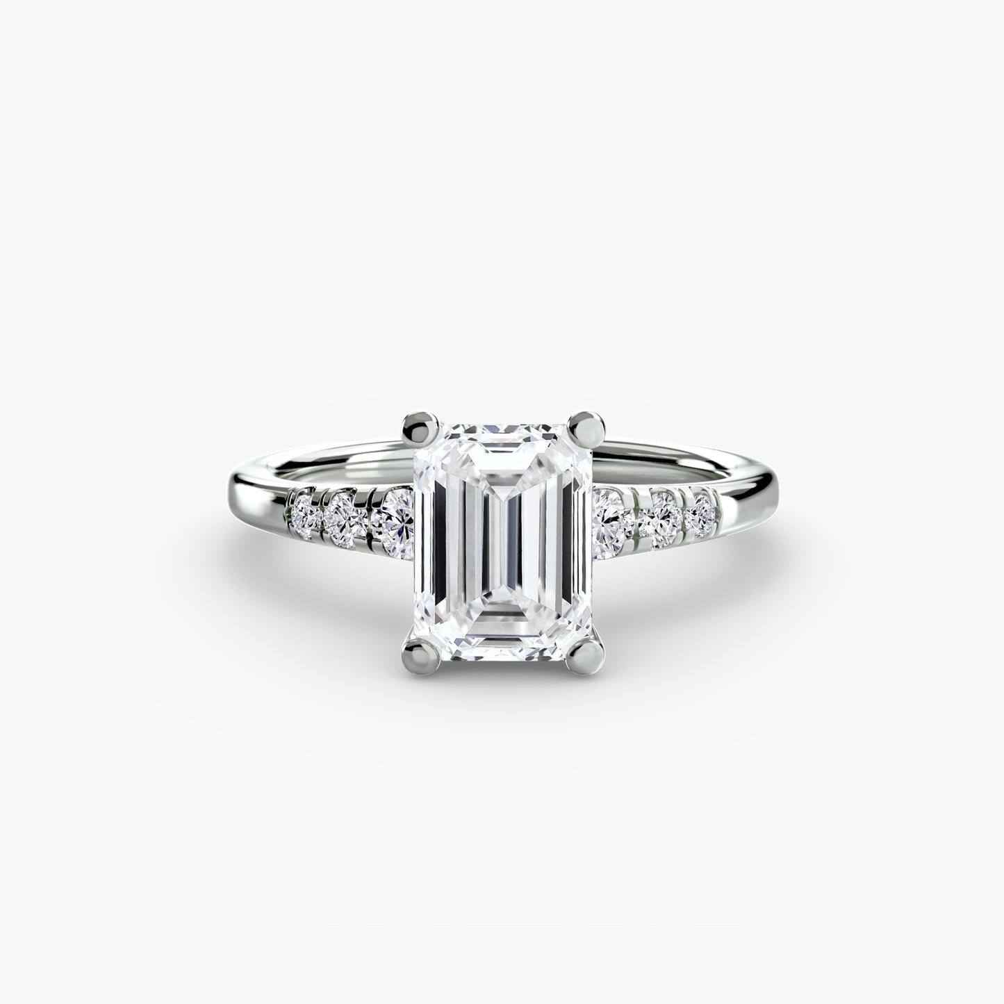 Pierścionek zaręczynowy Solitaire with Shoulder Accents - oprawa