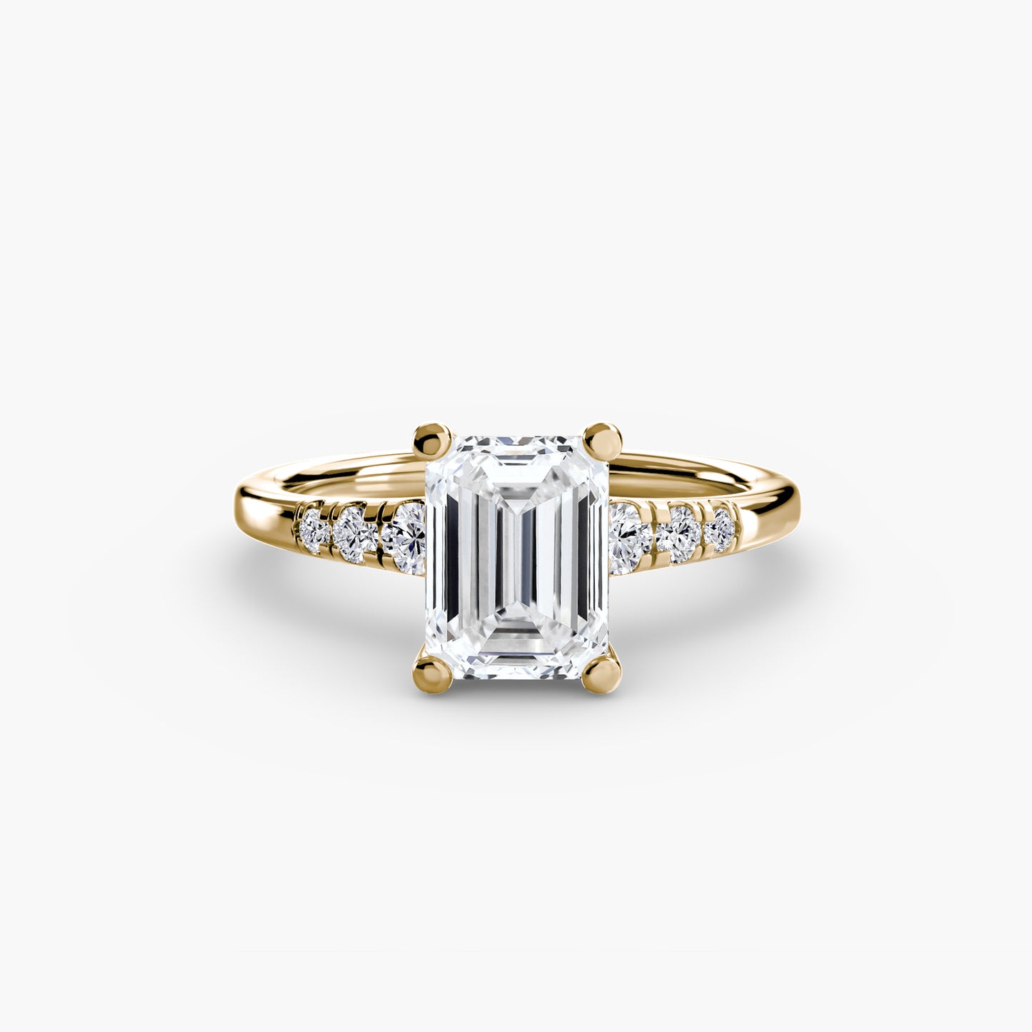 Pierścionek zaręczynowy Solitaire with Shoulder Accents - oprawa