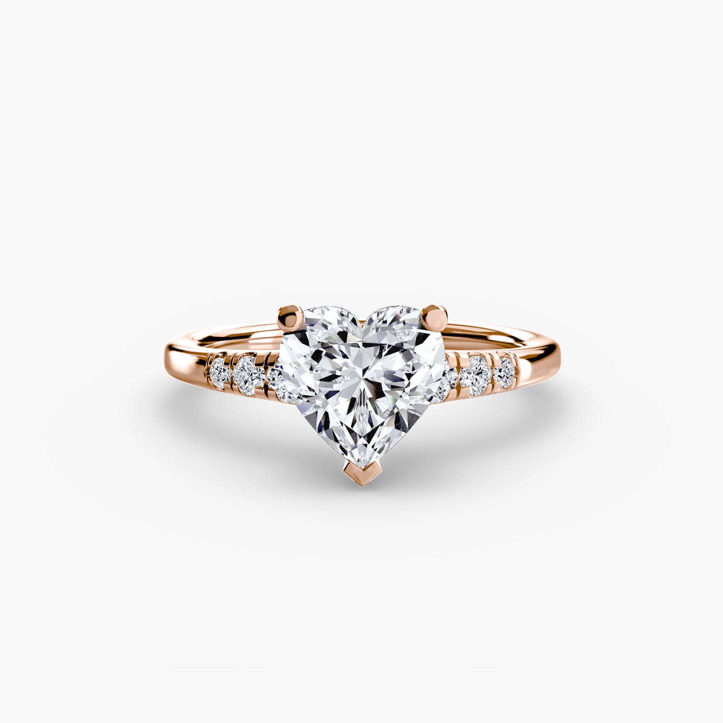 Pierścionek zaręczynowy Solitaire with Shoulder Accents - oprawa
