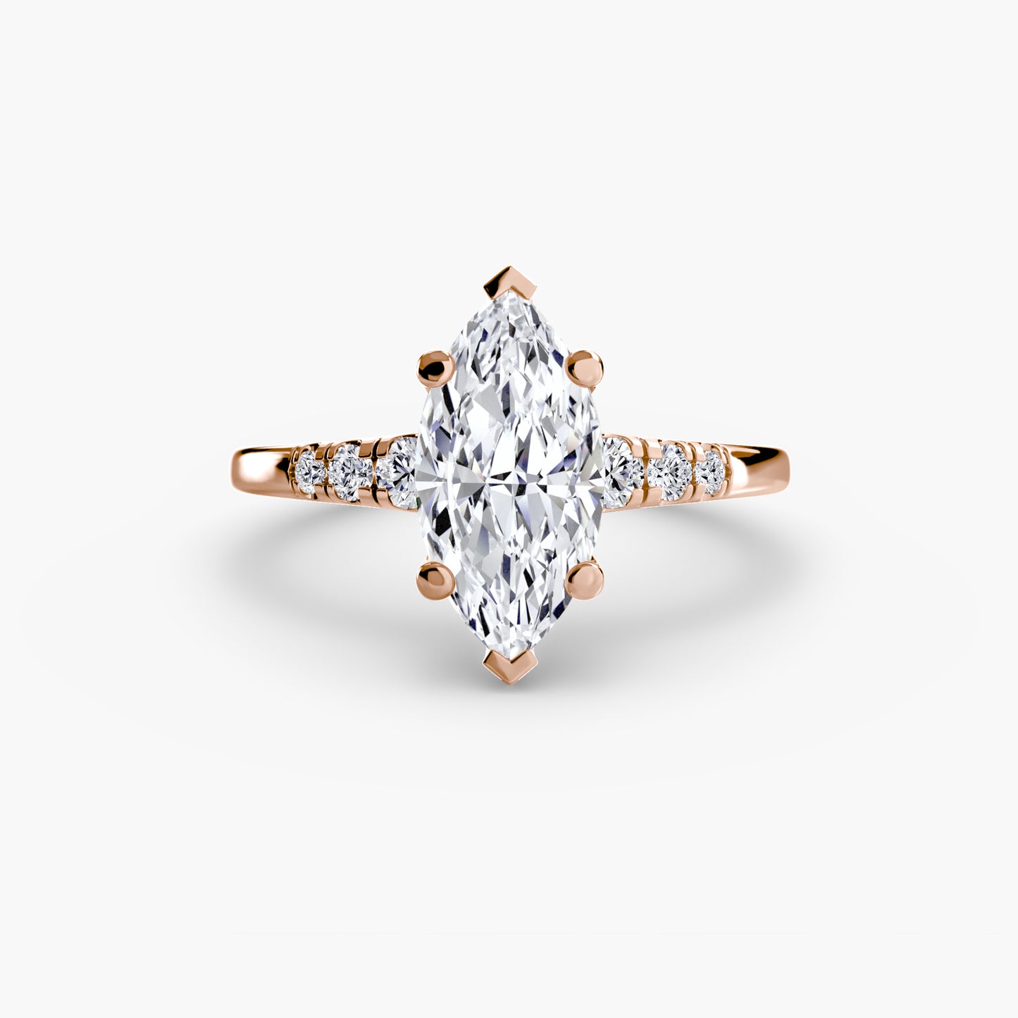 Pierścionek zaręczynowy Solitaire with Shoulder Accents - oprawa