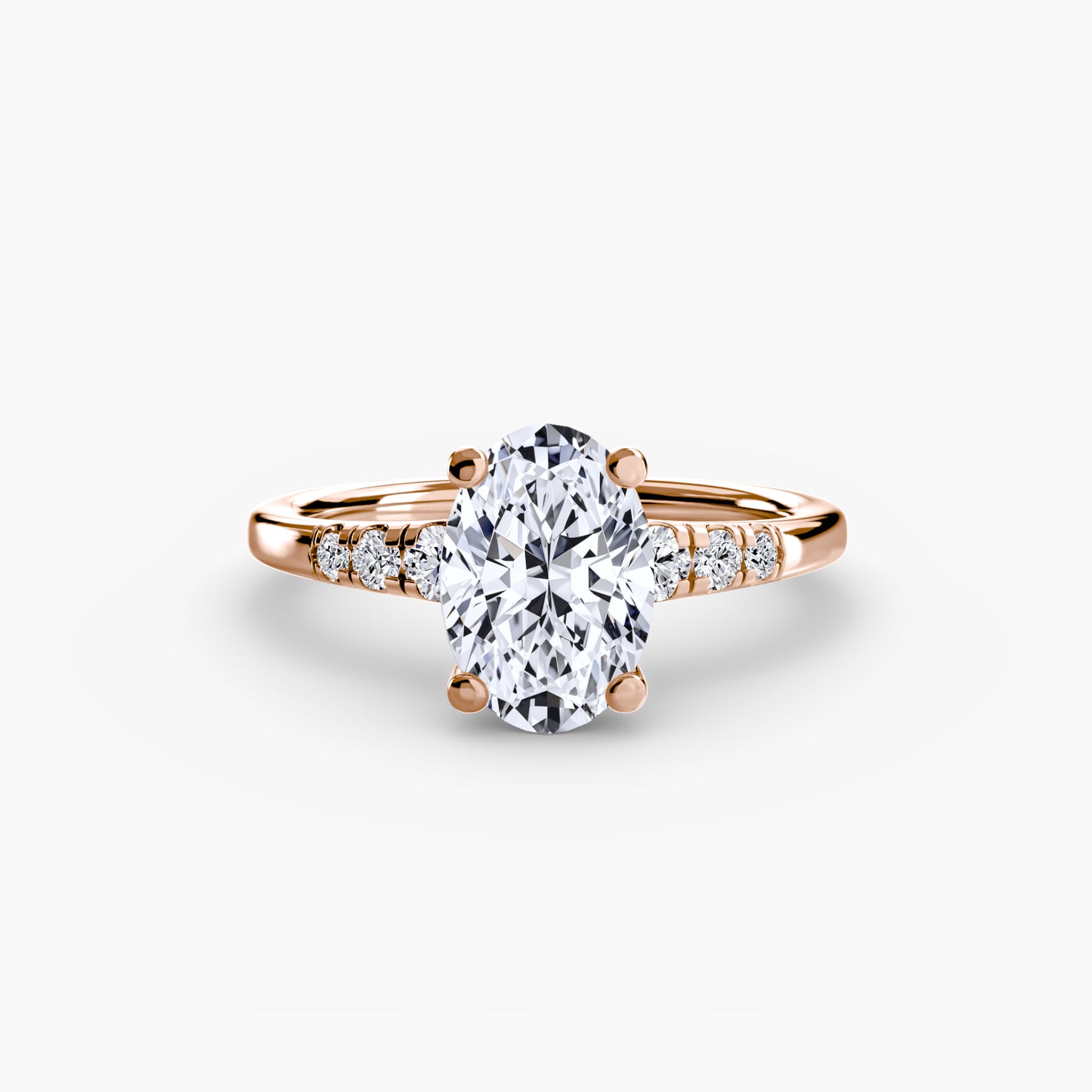 Pierścionek zaręczynowy Solitaire with Shoulder Accents - oprawa