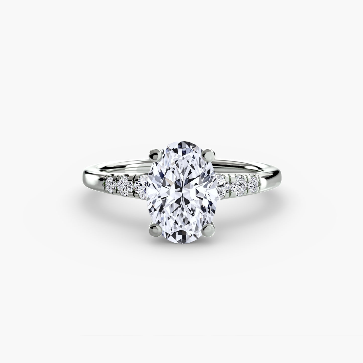 Pierścionek zaręczynowy Solitaire with Shoulder Accents - oprawa