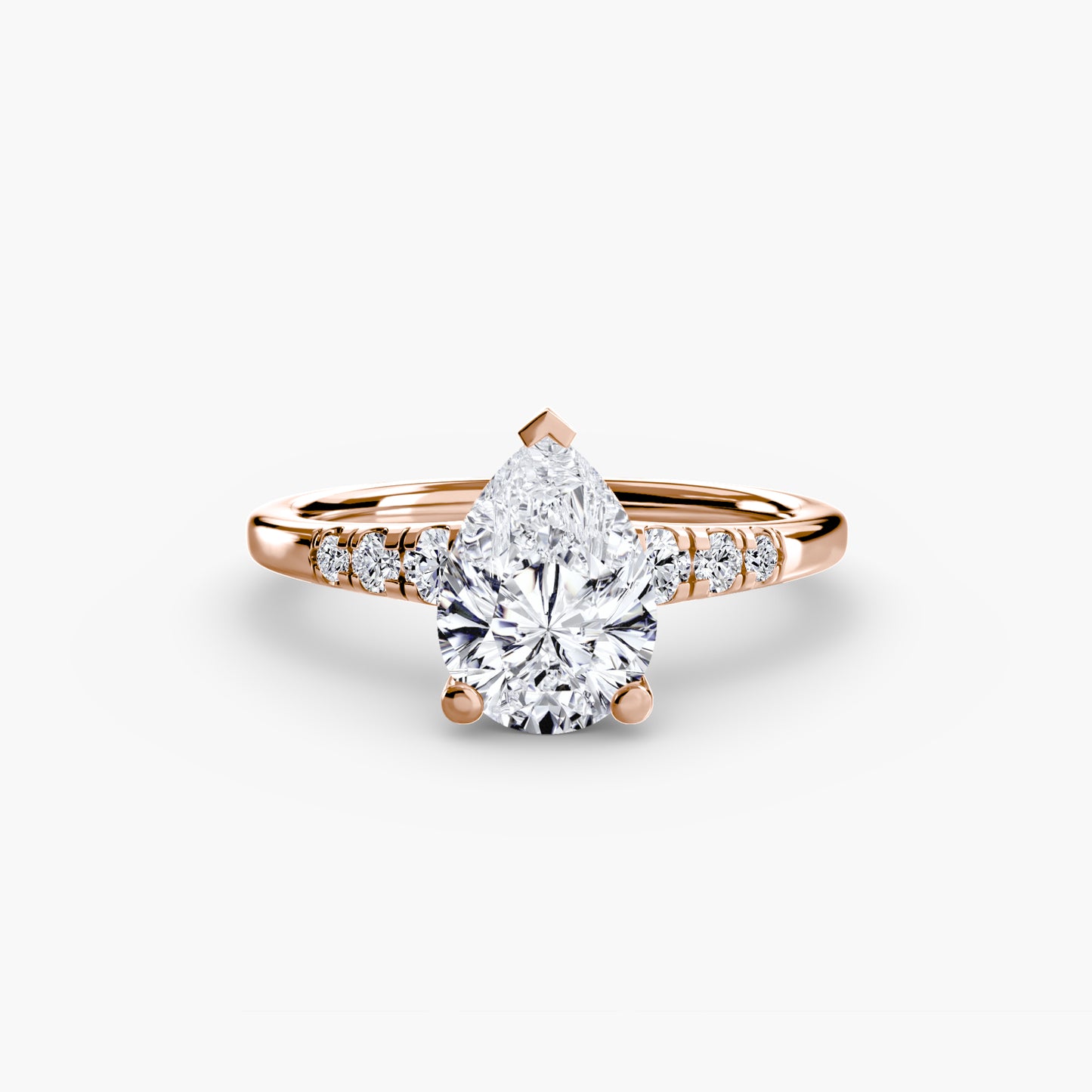 Pierścionek zaręczynowy Solitaire with Shoulder Accents - oprawa