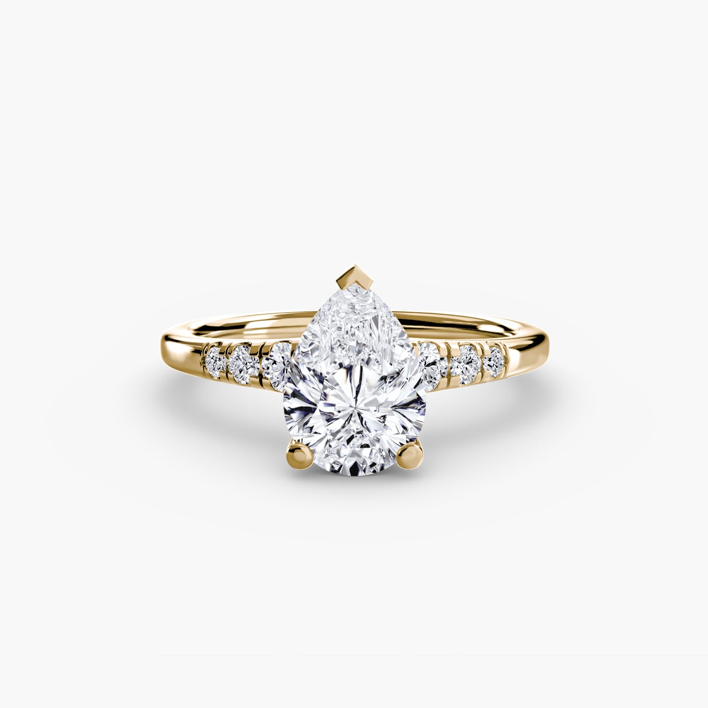 Pierścionek zaręczynowy Solitaire with Shoulder Accents - oprawa