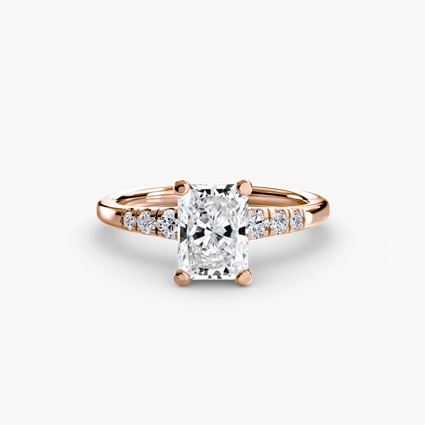 Pierścionek zaręczynowy Solitaire with Shoulder Accents - oprawa