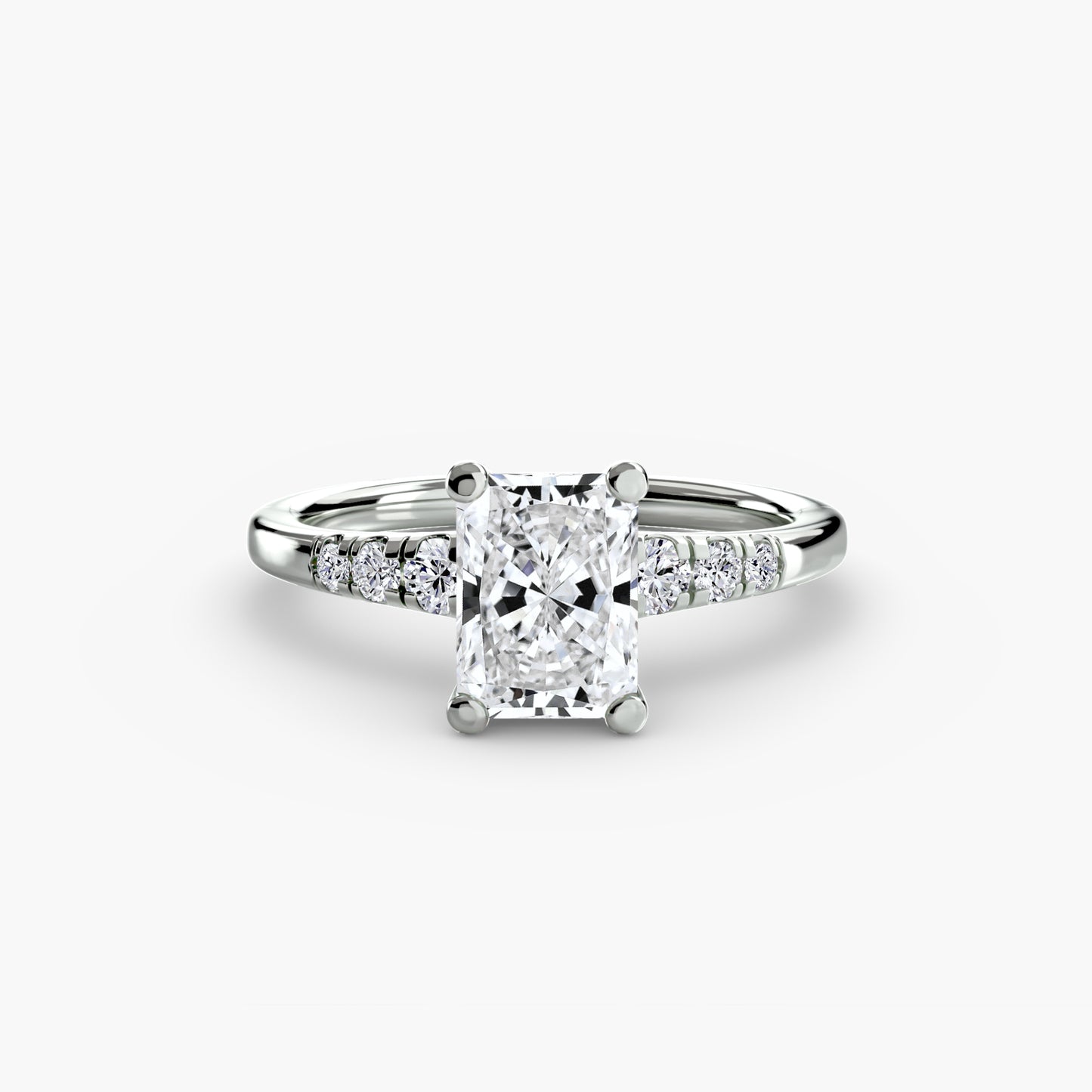 Pierścionek zaręczynowy Solitaire with Shoulder Accents - oprawa