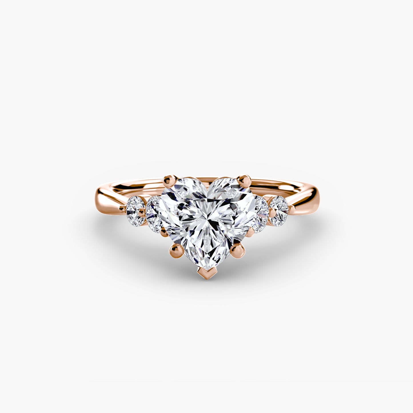 Pierścionek zaręczynowy Solitaire with Shoulder Accents 2 - oprawa