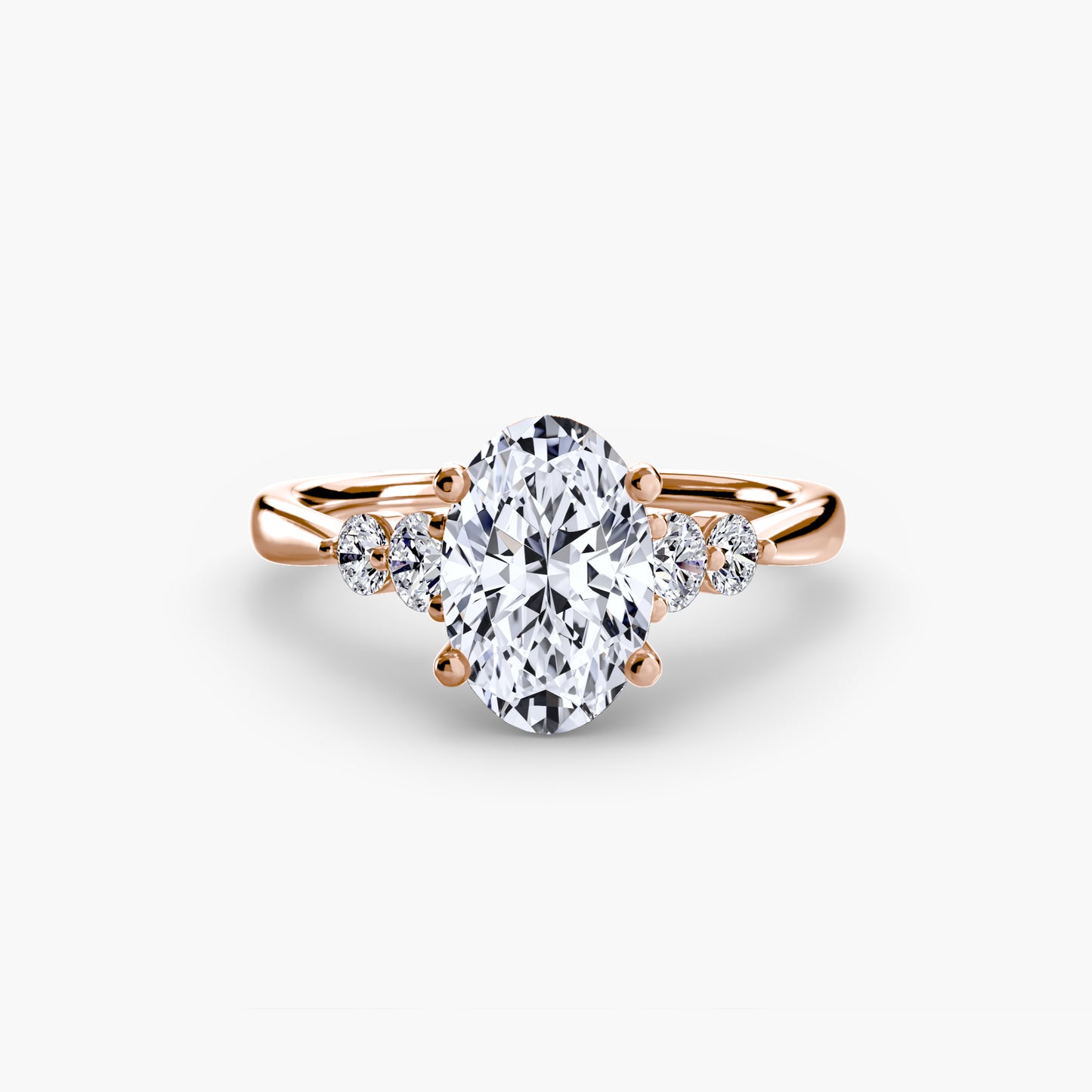 Pierścionek zaręczynowy Solitaire with Shoulder Accents 2 - oprawa
