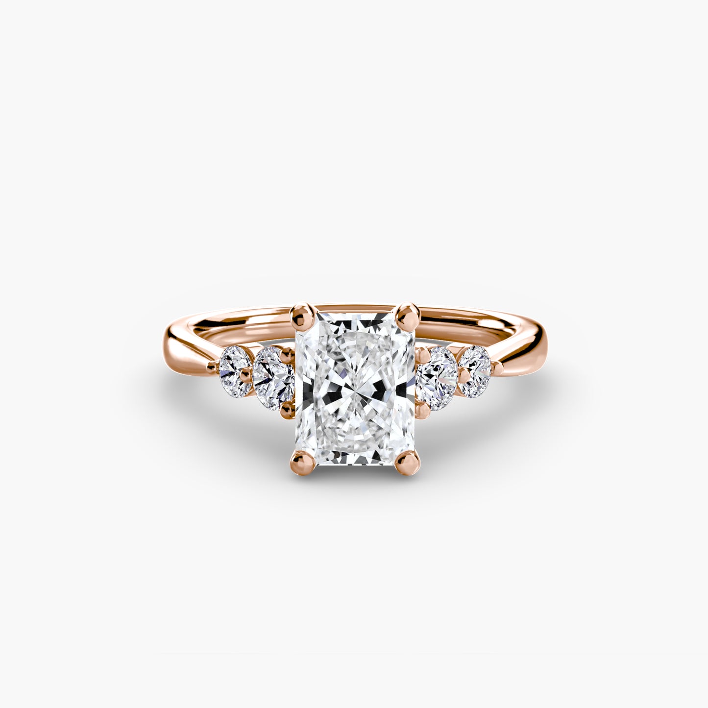 Pierścionek zaręczynowy Solitaire with Shoulder Accents 2 - oprawa