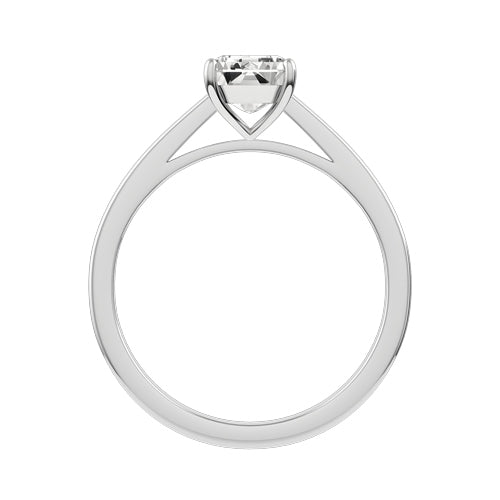 Radiant Lab-grown Diamond Bridal Ring — front