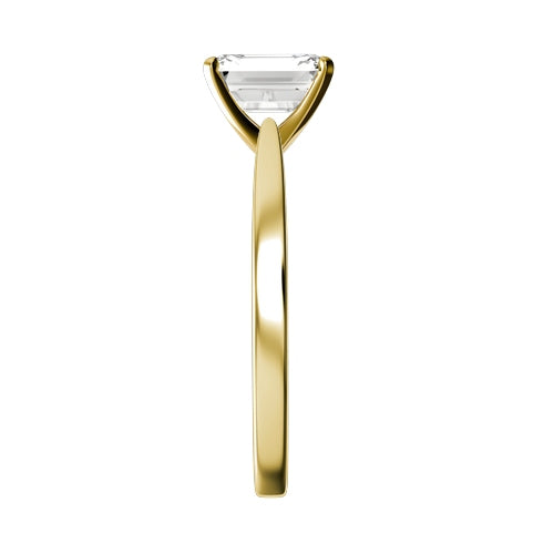 Radiant Lab-grown Diamond Bridal Ring — side