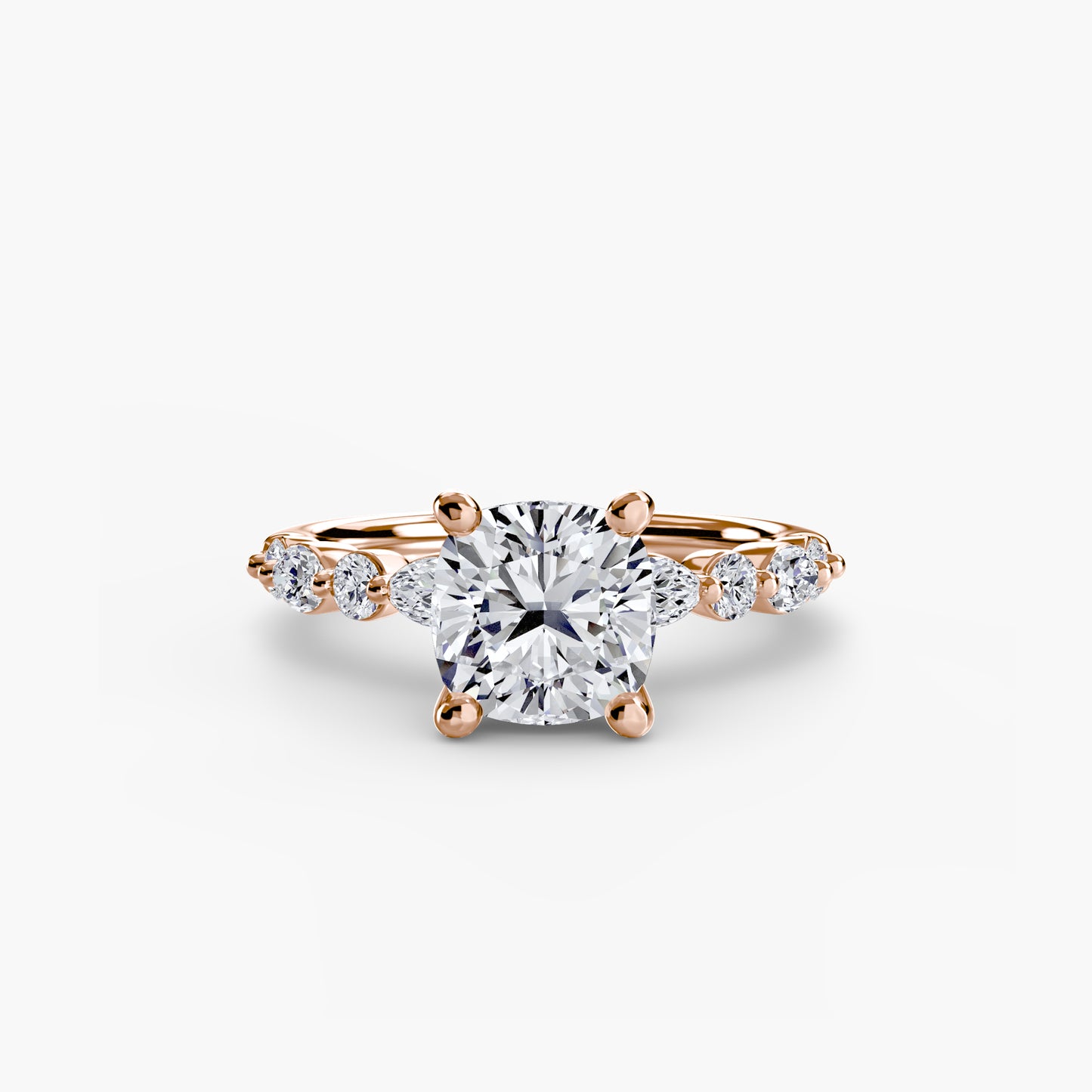 Pierścionek zaręczynowy Solitaire with Eternity Pavé 2 - oprawa