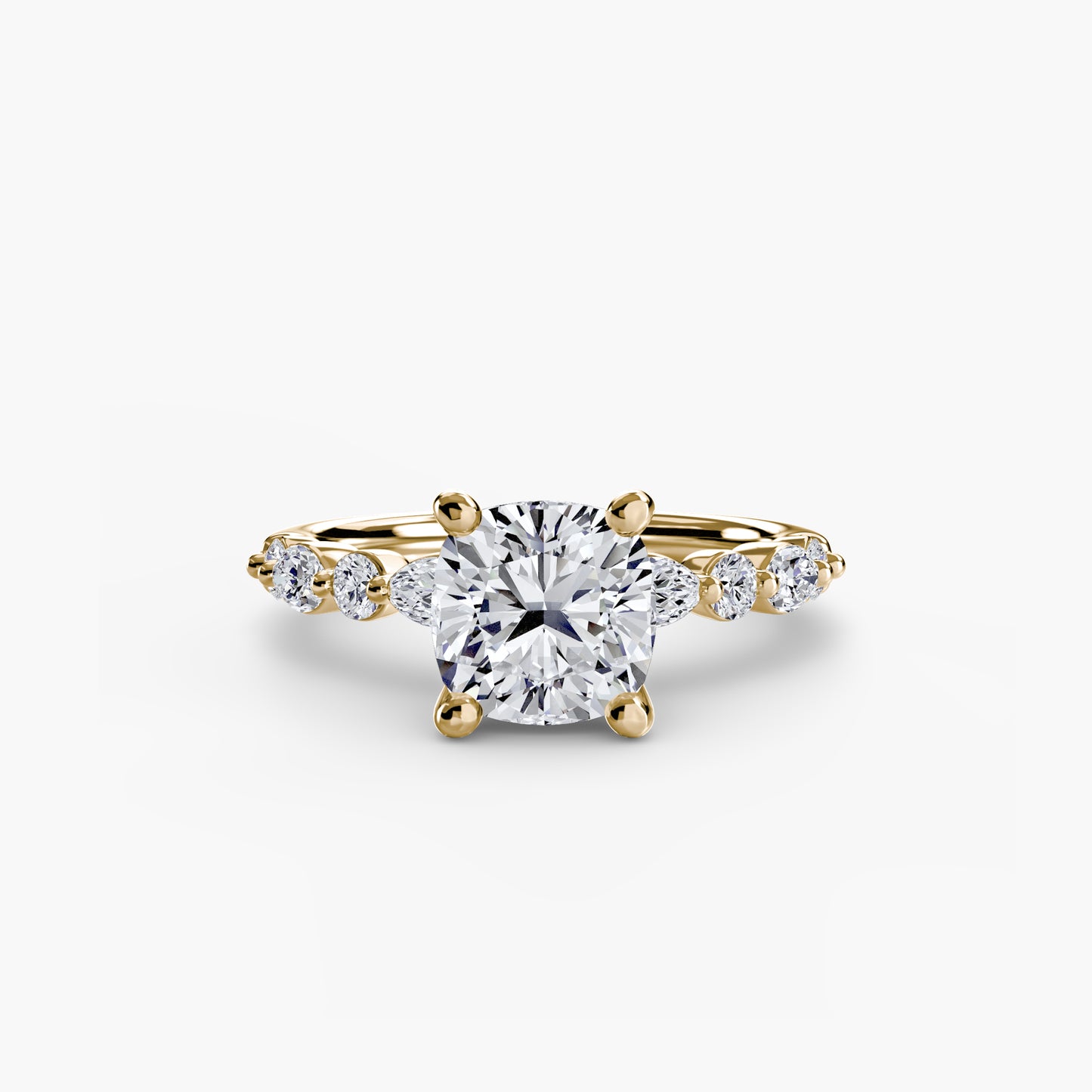Pierścionek zaręczynowy Solitaire with Eternity Pavé 2 - oprawa