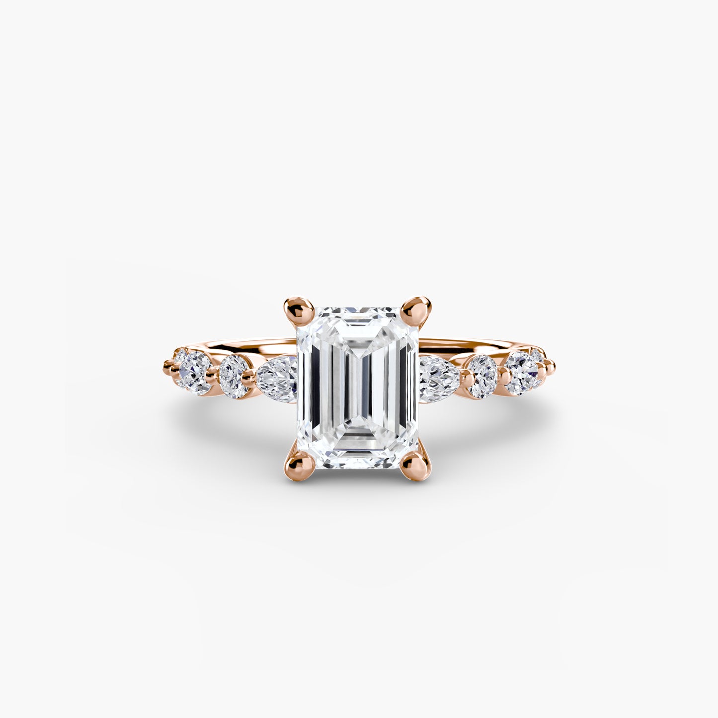 Pierścionek zaręczynowy Solitaire with Eternity Pavé 2 - oprawa