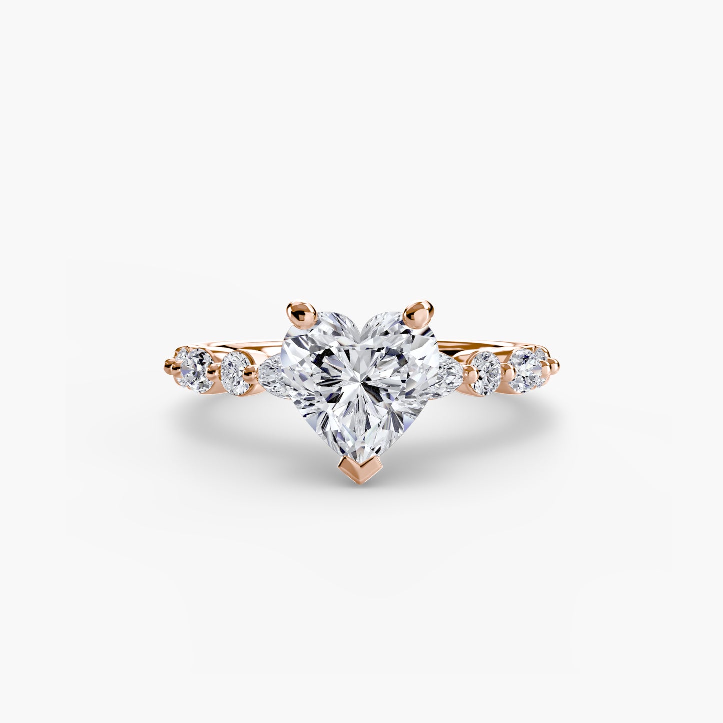 Pierścionek zaręczynowy Solitaire with Eternity Pavé 2 - oprawa