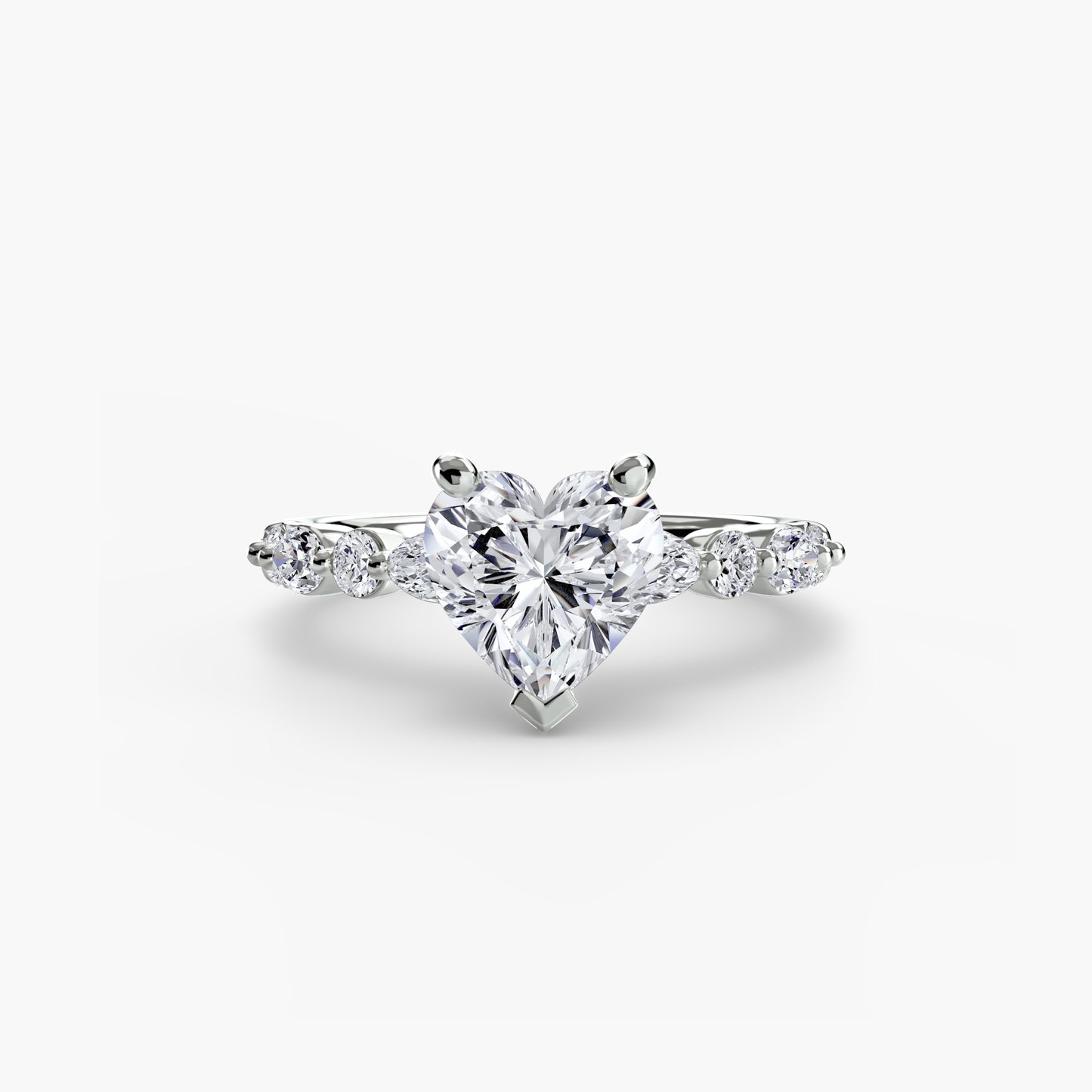 Pierścionek zaręczynowy Solitaire with Eternity Pavé 2 - oprawa