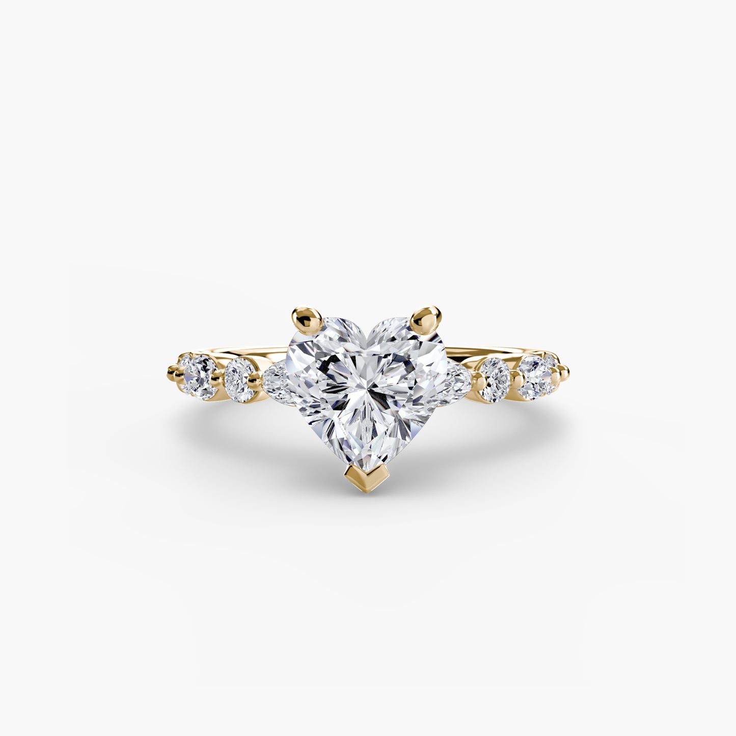 Pierścionek zaręczynowy Solitaire with Eternity Pavé 2 - oprawa